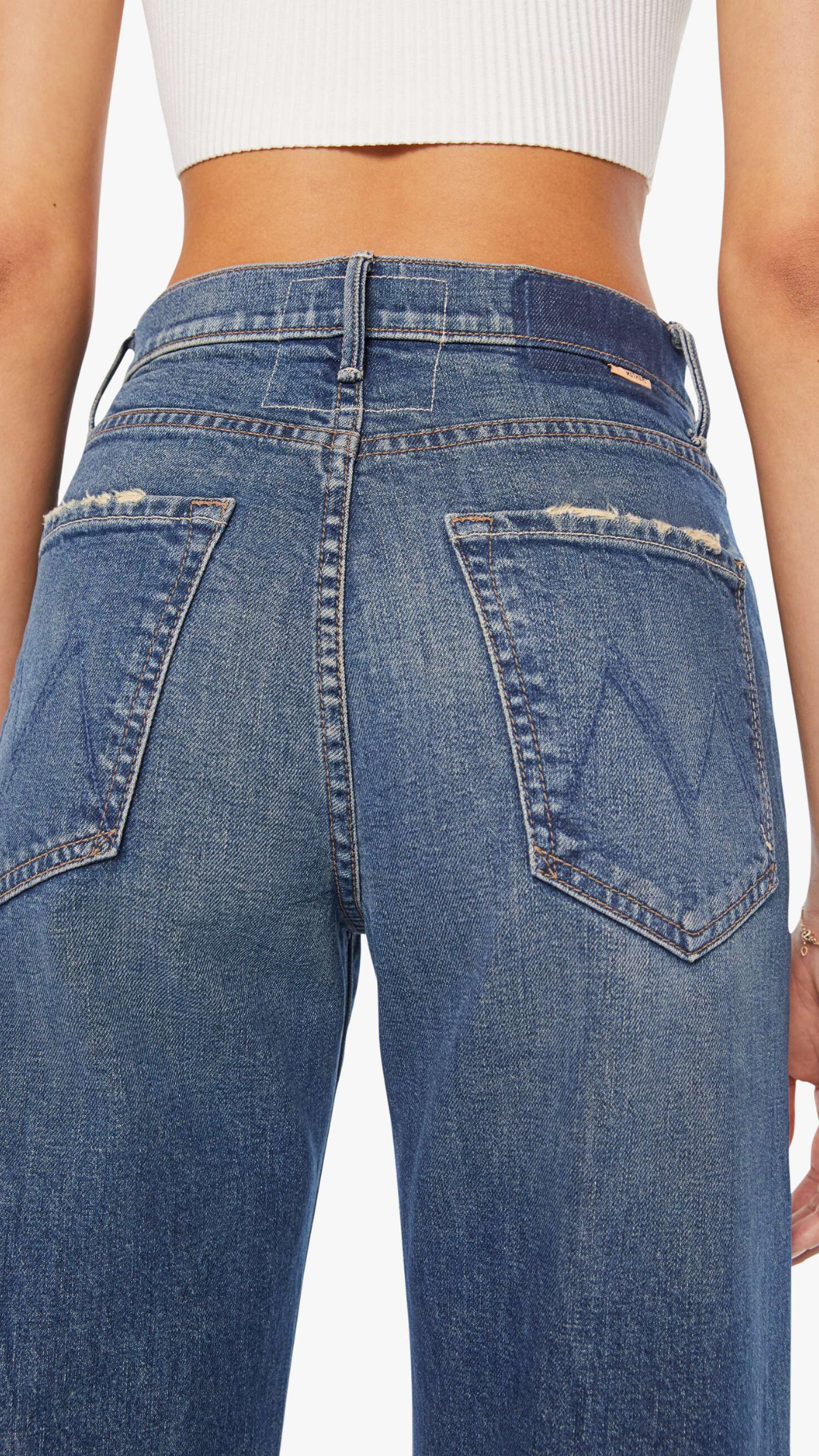 Mother The Lasso Sneak Jean in Punk Nouveau