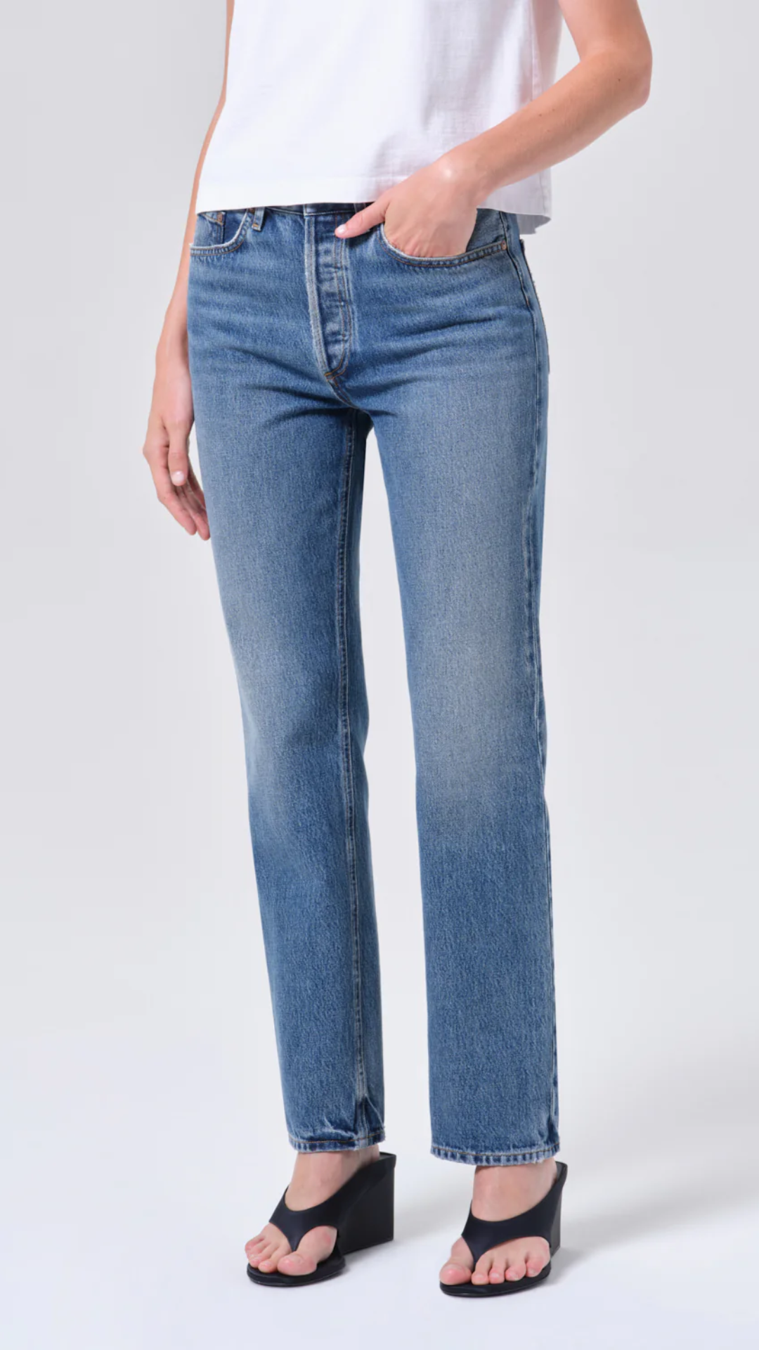 AGOLDE Lana Jean in Liberty