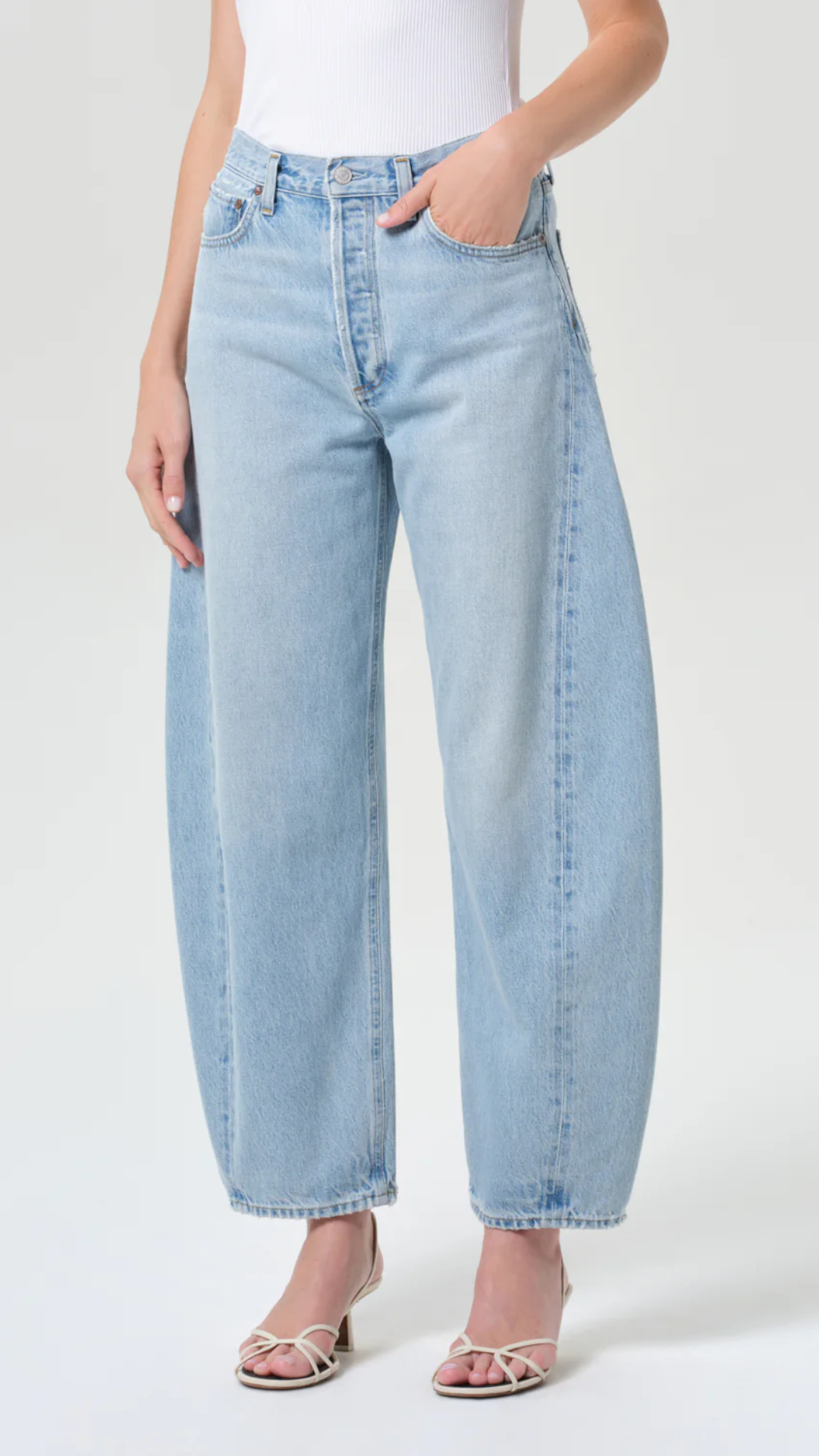 Agolde Luna Pieced Jean in Addition