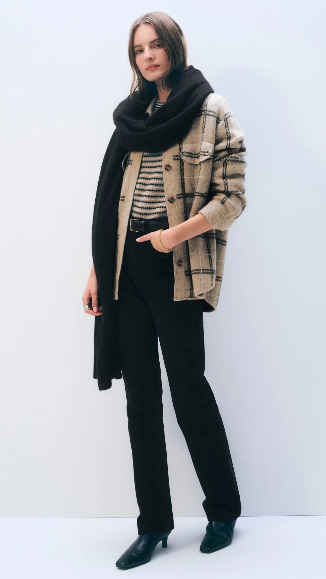 White + Warren Cashmere Travel Wrap