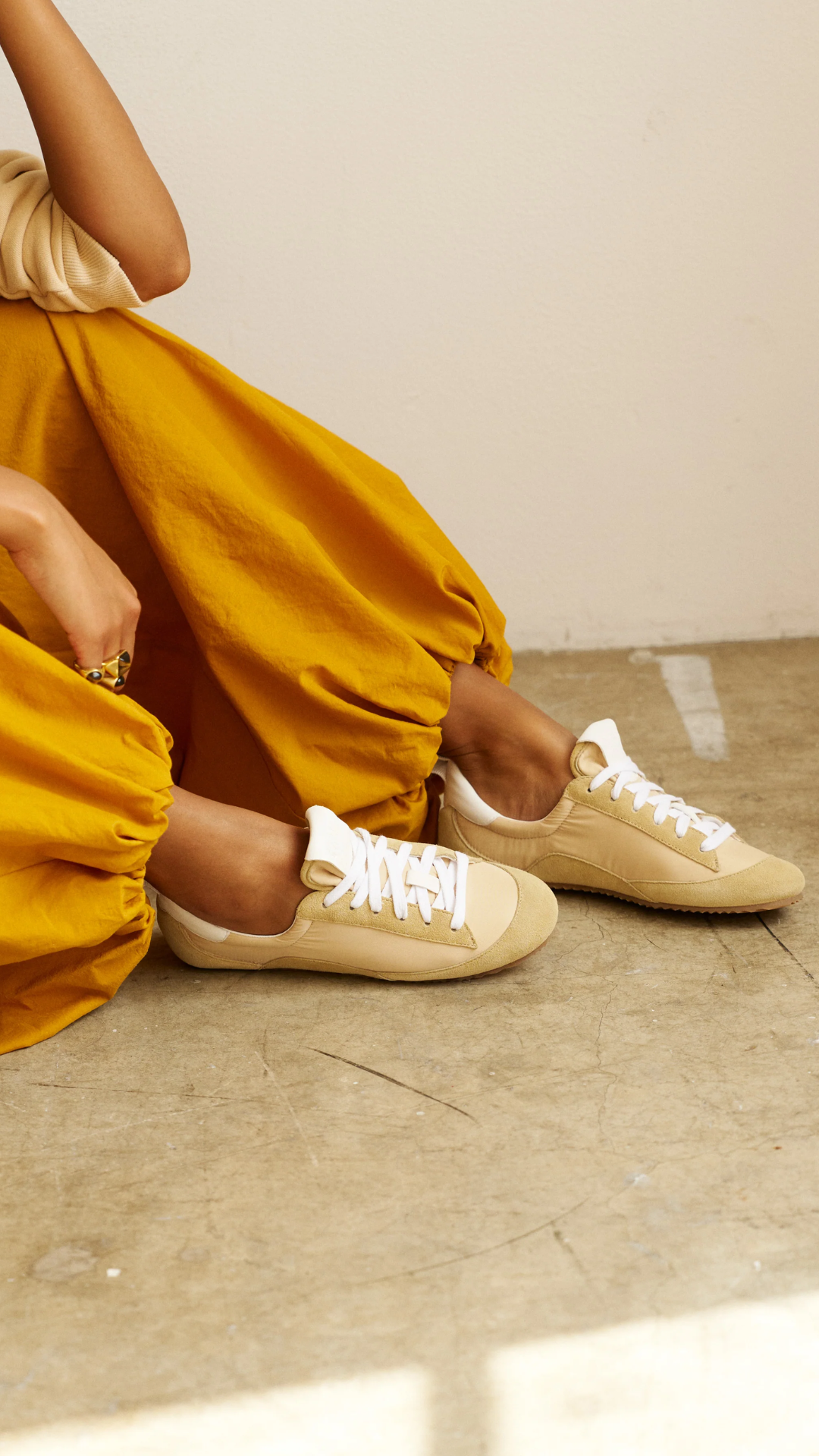 Jamie Haller Sacchetto Sneaker in Butter