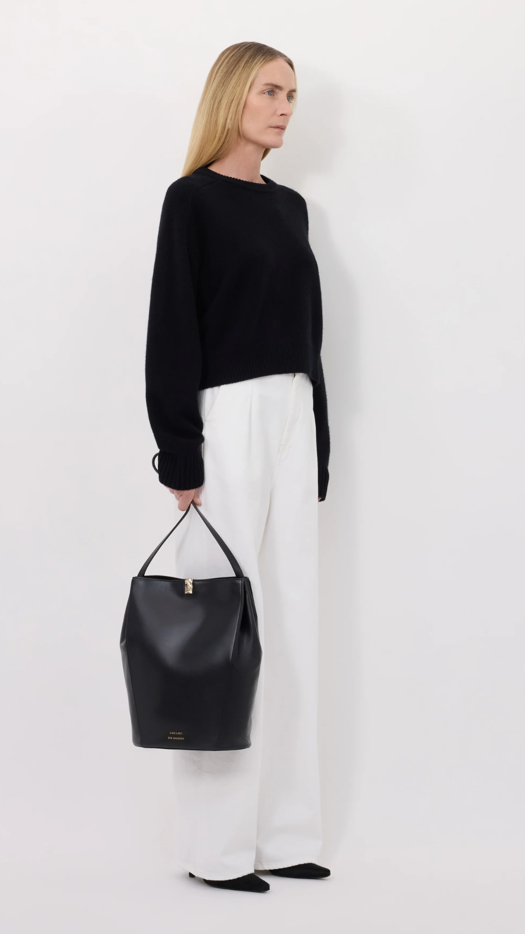 Loulou de Saison Bruzzi LDS Cropped Sweater