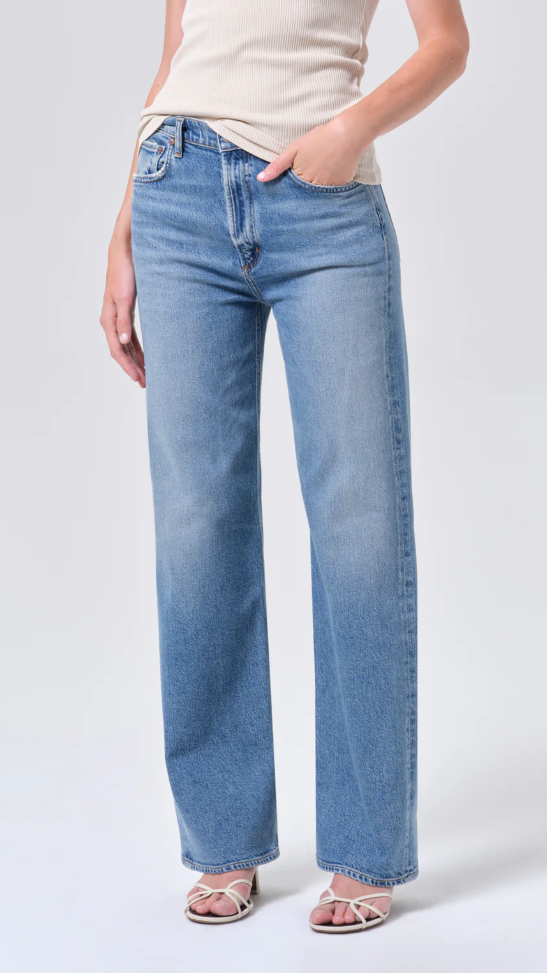 Agolde Ren 32" Jean in Measure