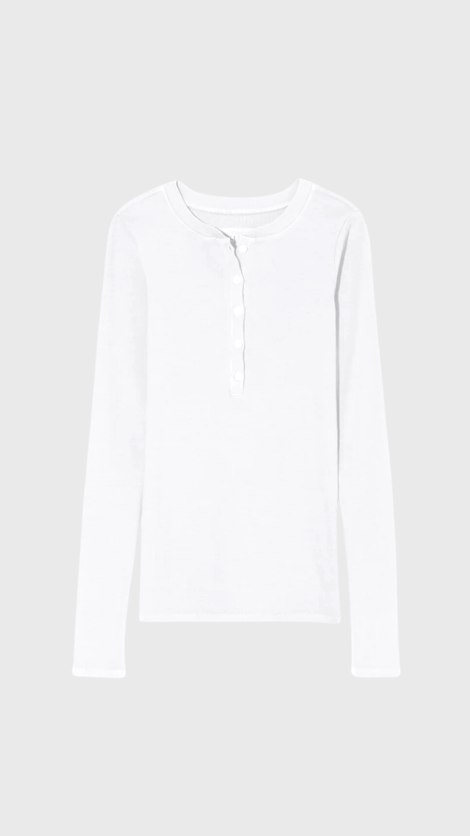 Nili Lotan Jordan Henley Tee in White