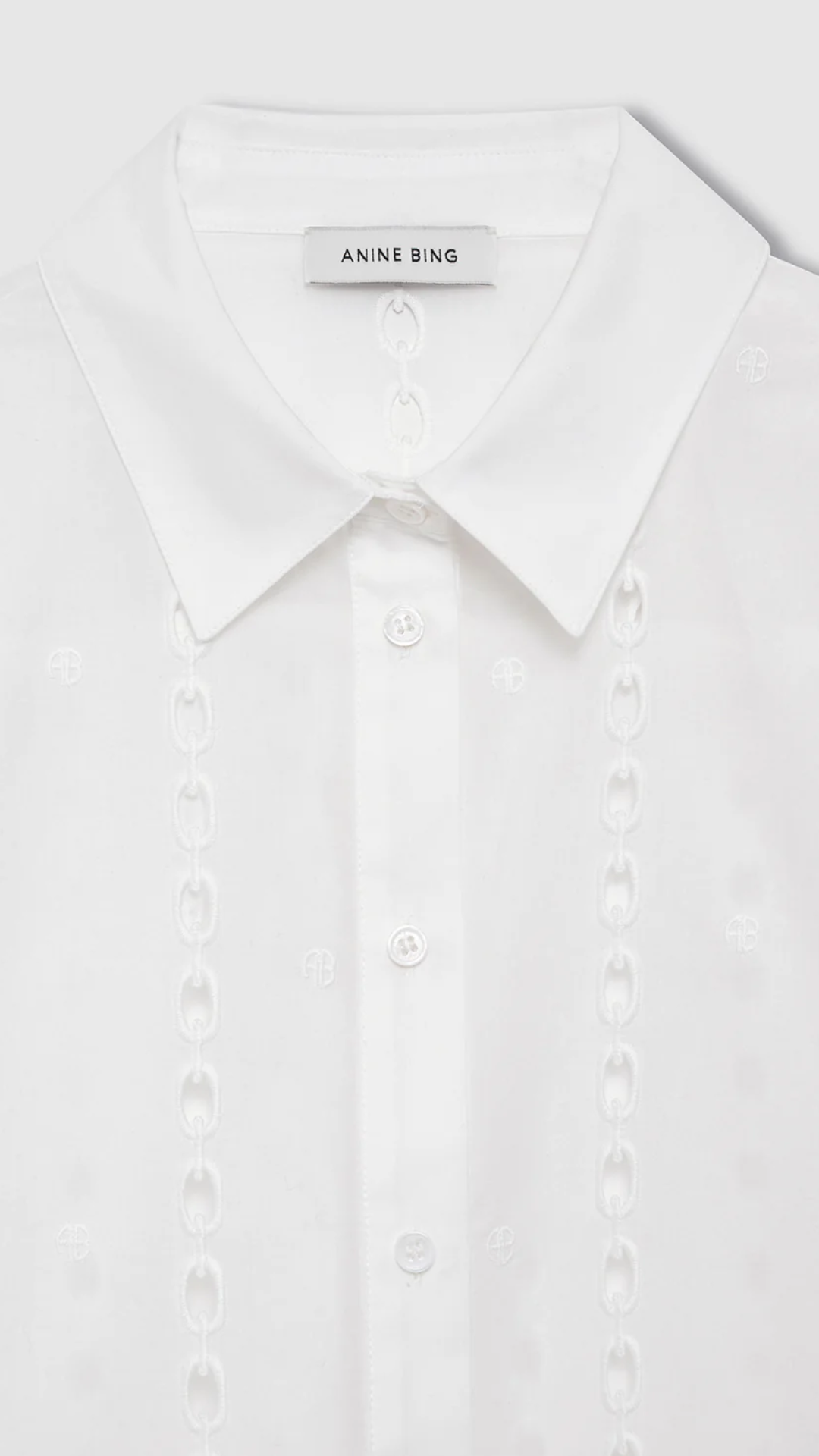 Anine Bing Lincoln Shirt in White