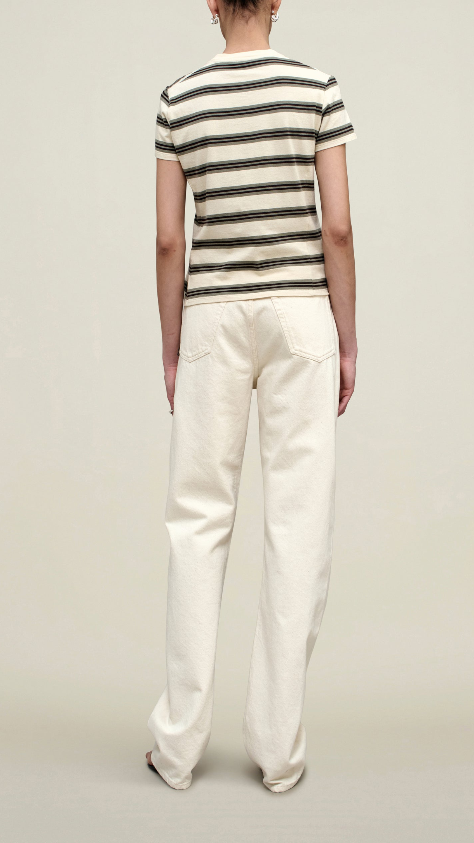 Kallmeyer Kenzie Tee in Mink Stripe