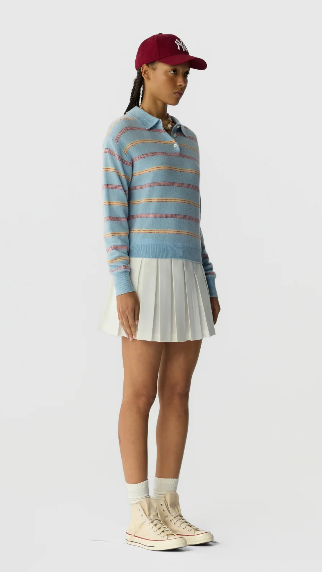 Guest In Residence Collegiate Stripe Polo