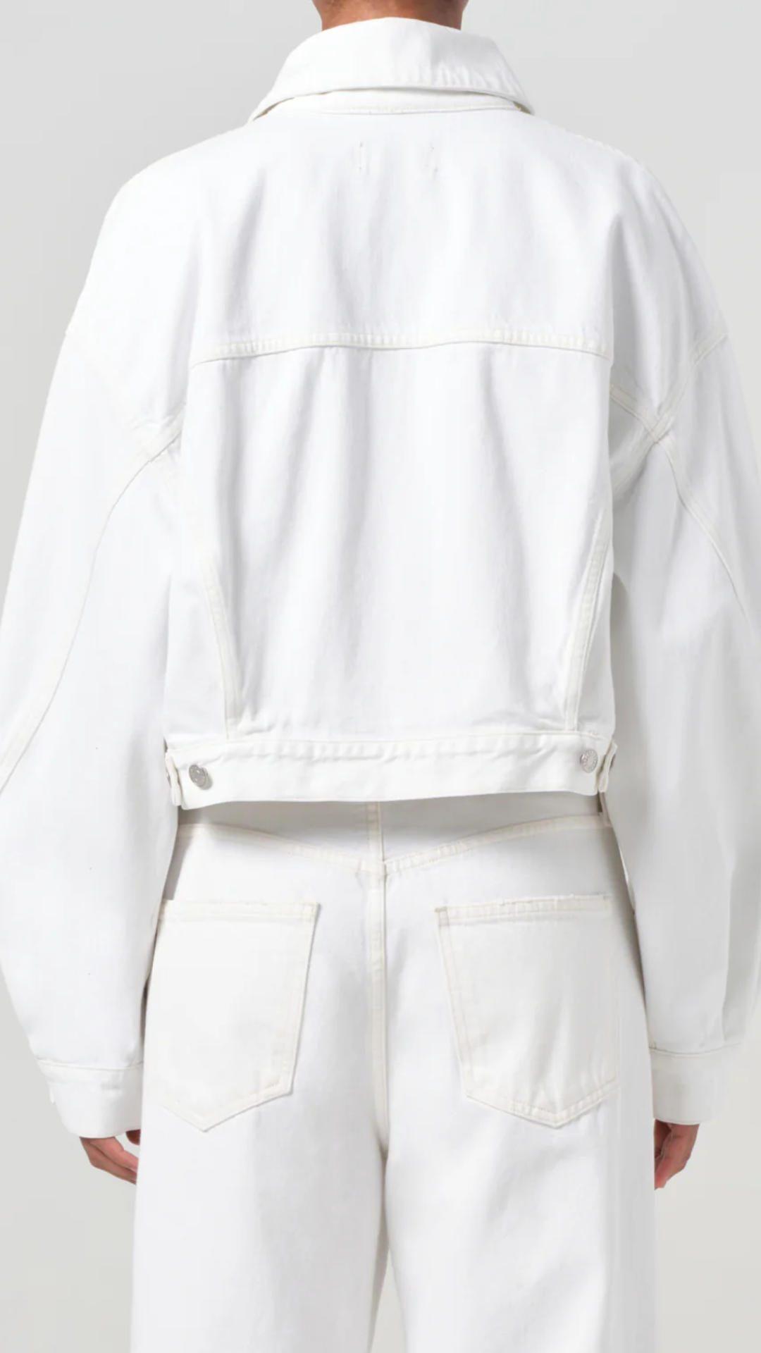 Agolde Palmer Jacket in Milkshake