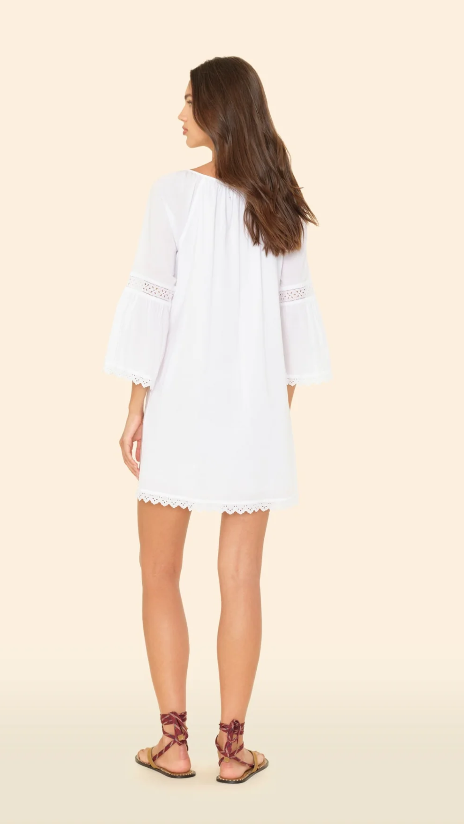 Xirena Lea Mini Dress in Blanc