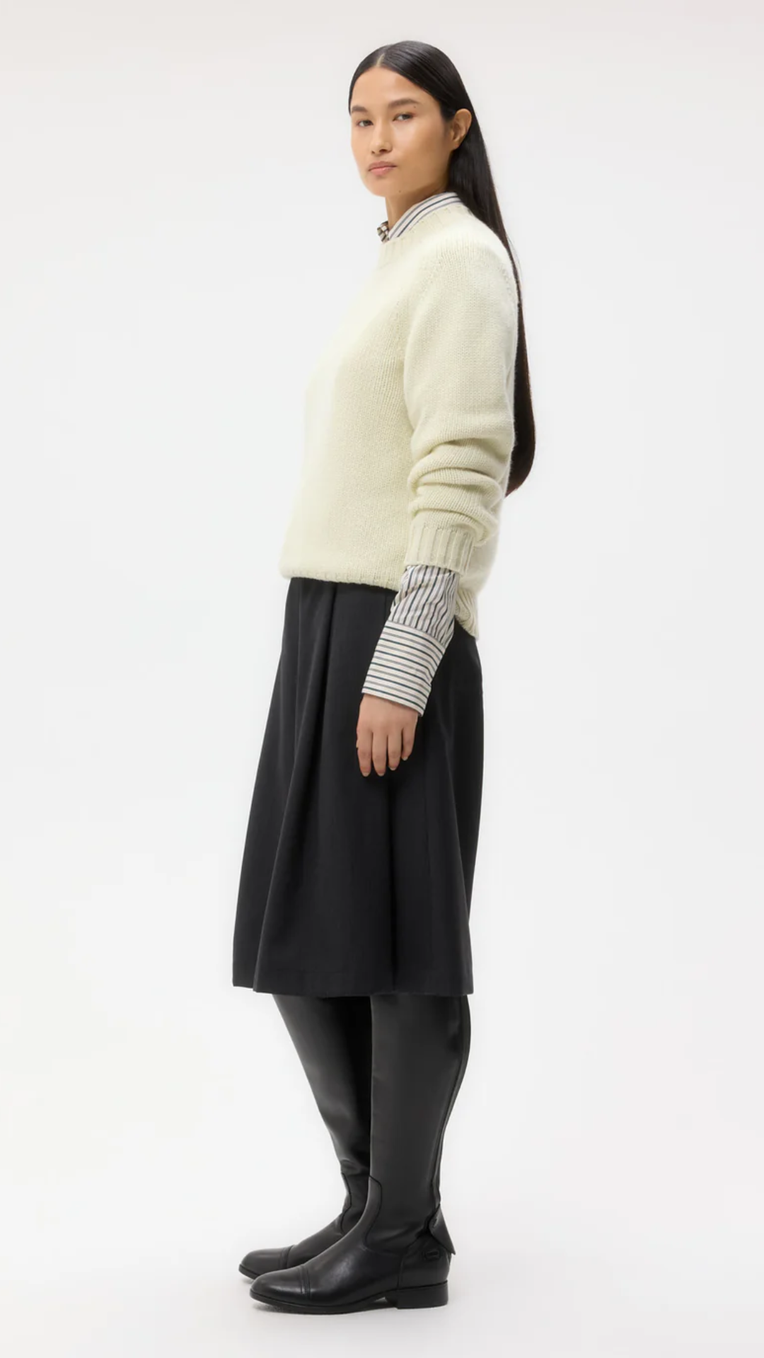 TWP New Jill Crewneck Sweater in Blush