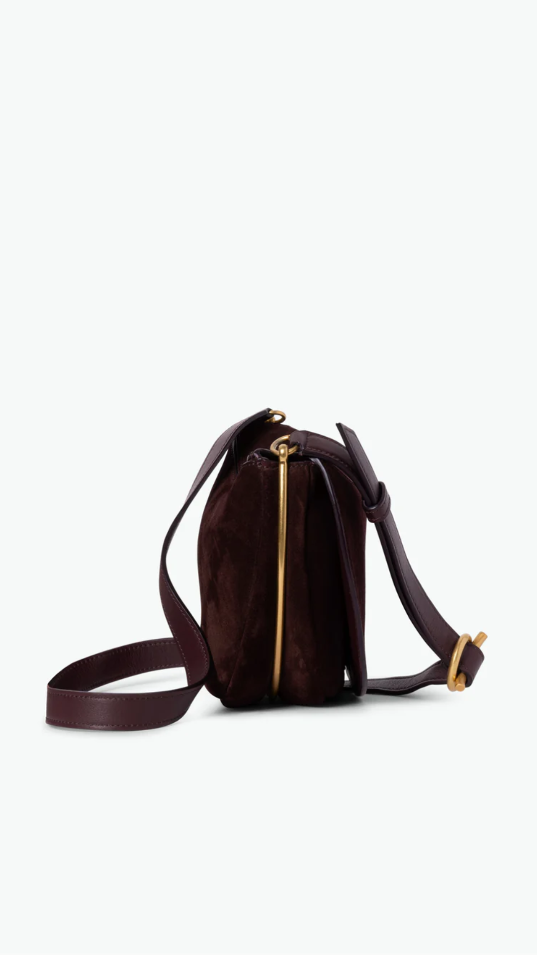 Wandler Kate Crossbody in Acai Grape/Suede