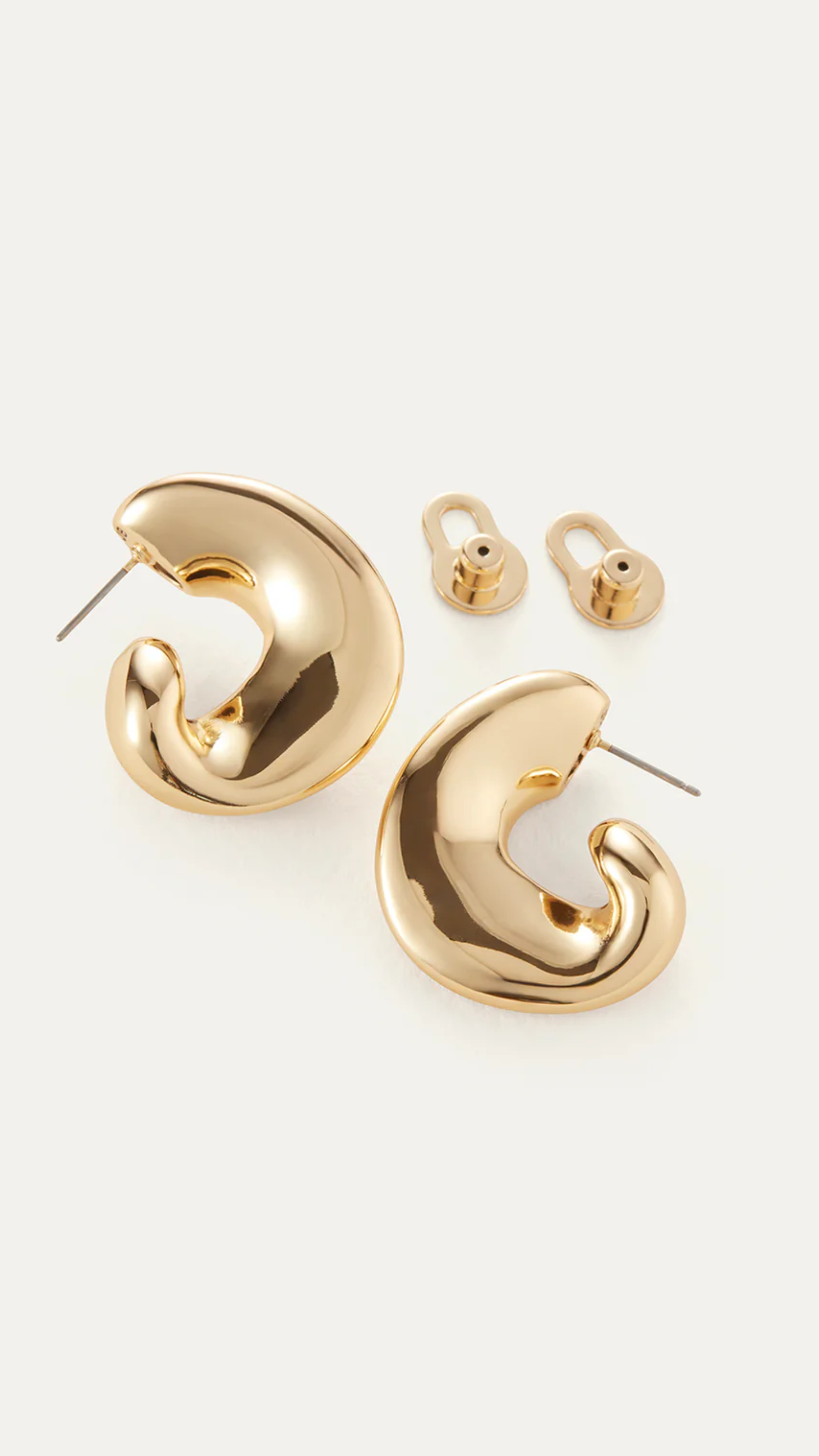 Jenny Bird Gigi Hoops in Gold