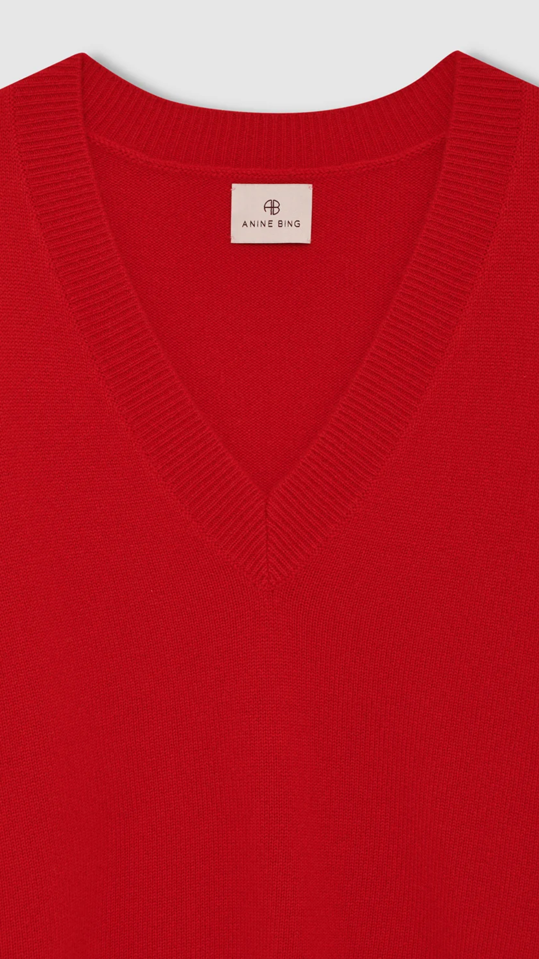 Anine Bing Lee Sweater in Tango Red
