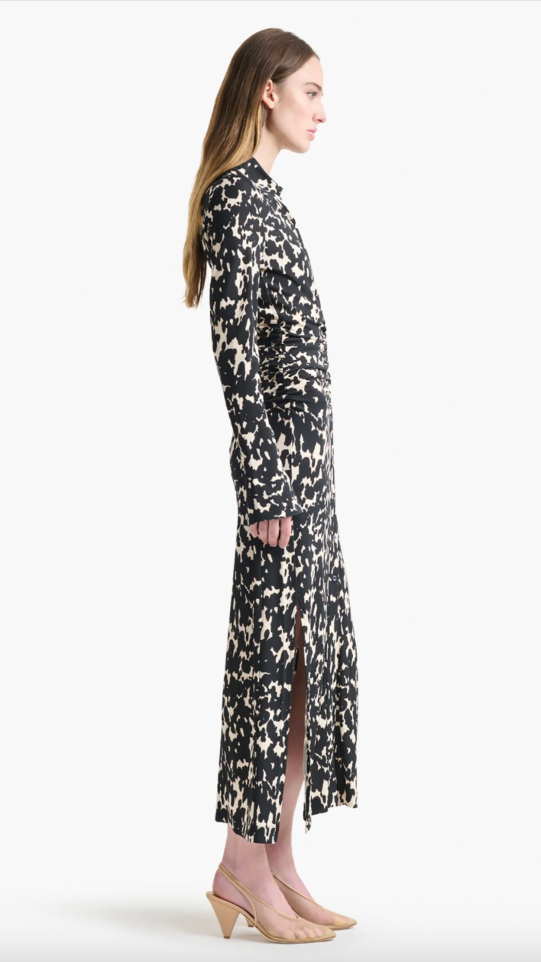 Altuzarra Claudia Dress in Tapioca Tortoise