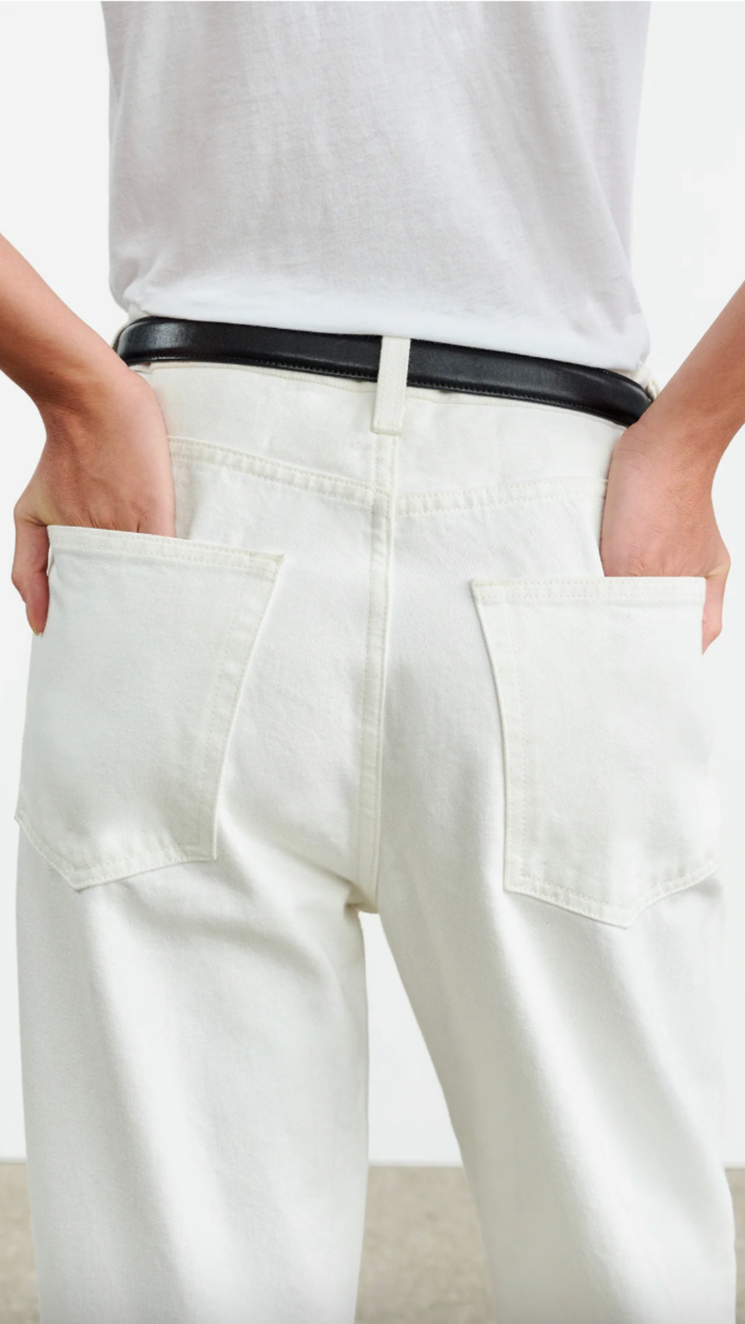 Nili Lotan Mitchell Jean in Cream