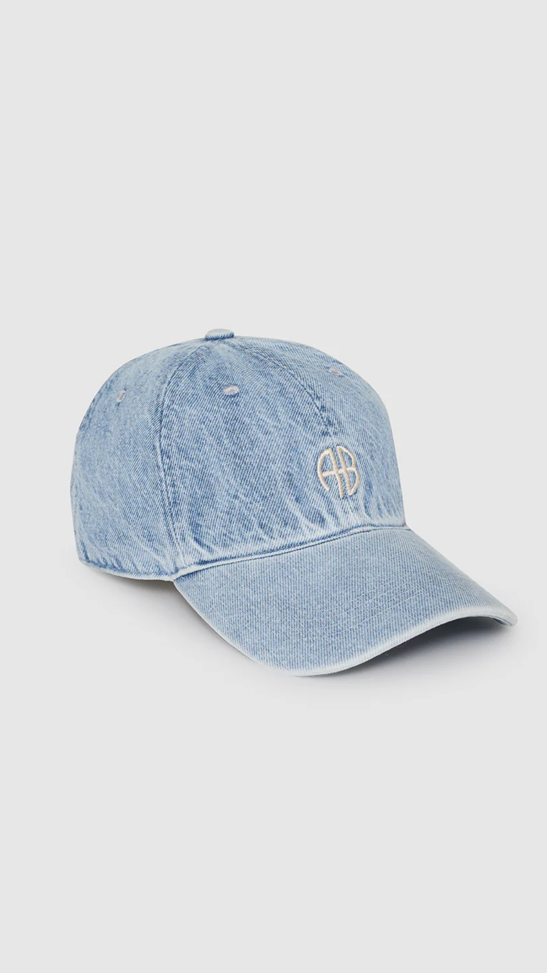 Anine Bing Jeremy Baseball Cap AB in Washed Blue