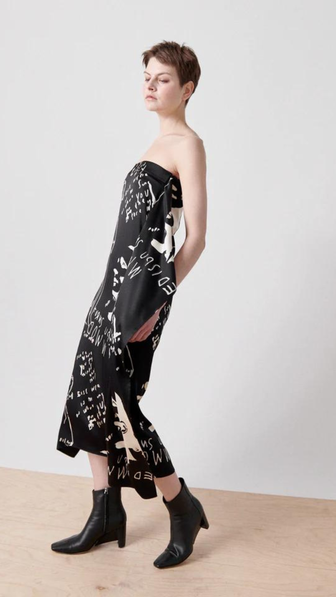 Zero & Maria Cornejo Strapless Rectangle Dress