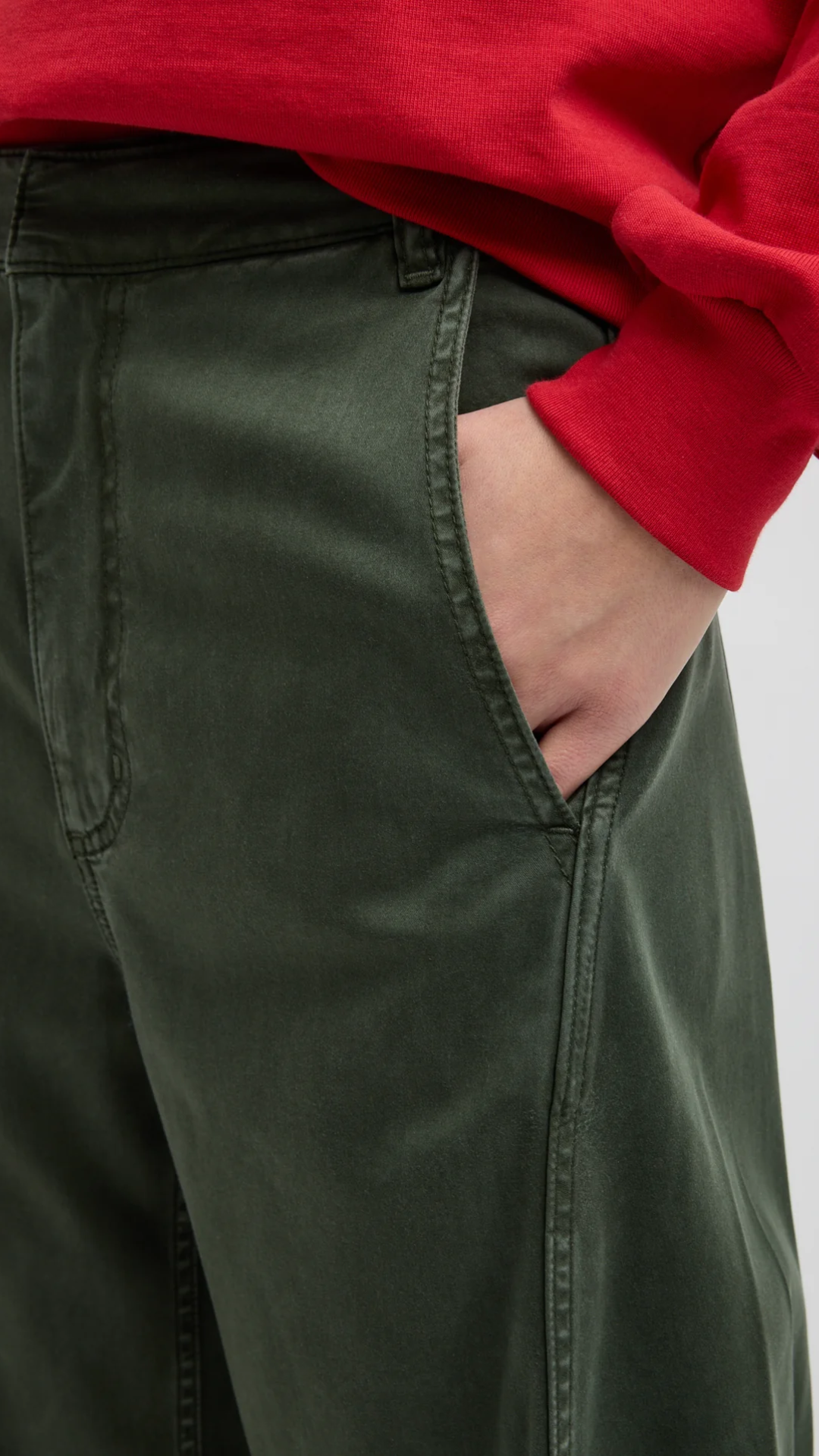 Tibi Reactive Vintage Garment Dyed Sid Pant