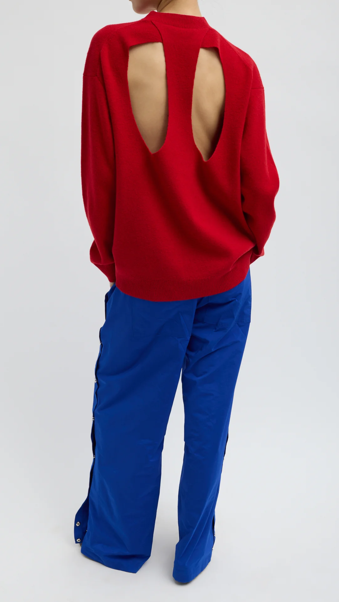 Tibi Nylon Snap On Jogger