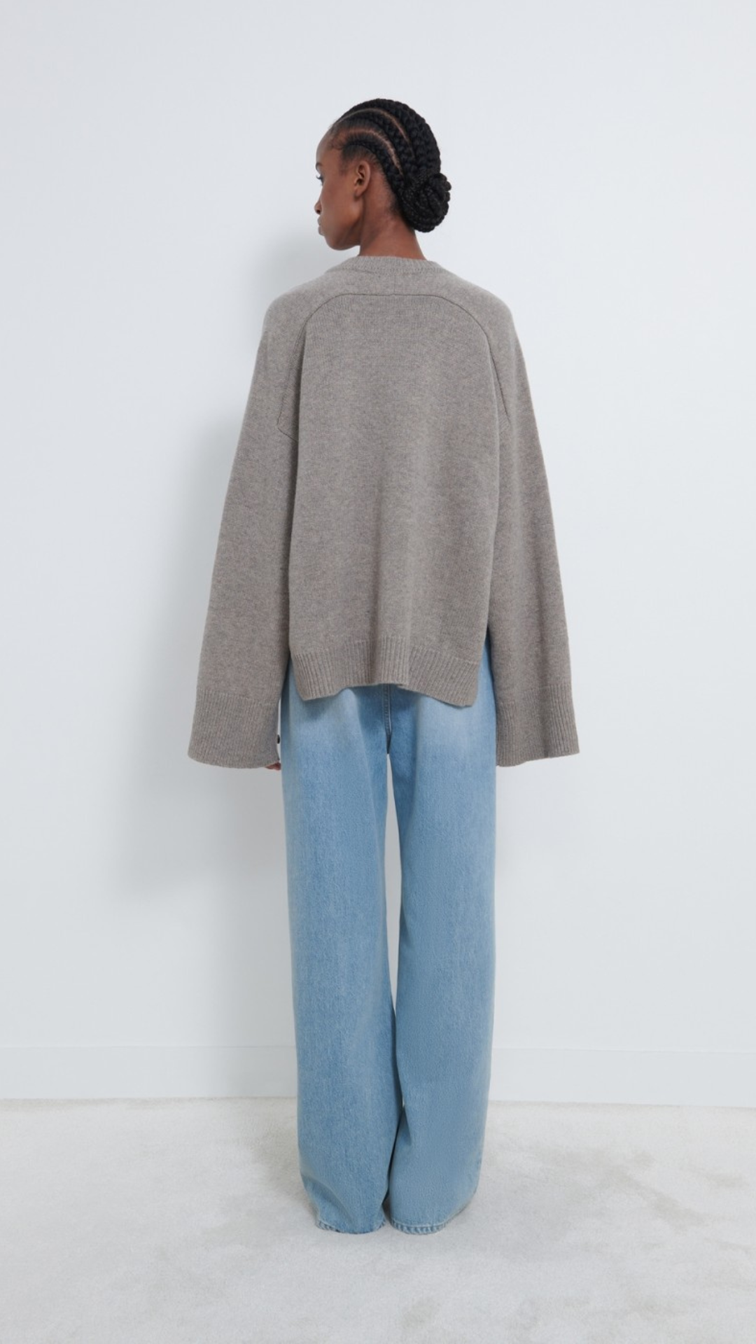 Loulou Studio RIKE V Neck Sweater