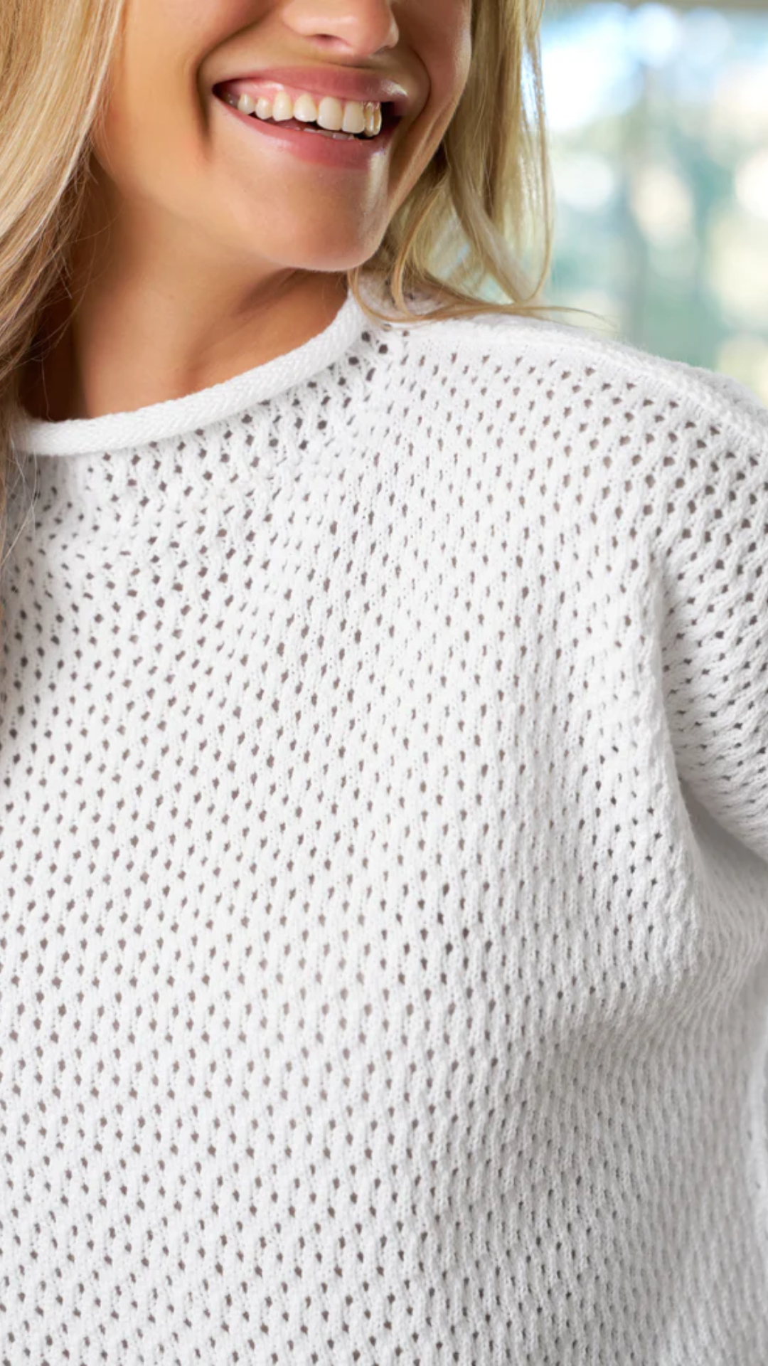 Frank & Eileen Monterey Pointelle Sweater