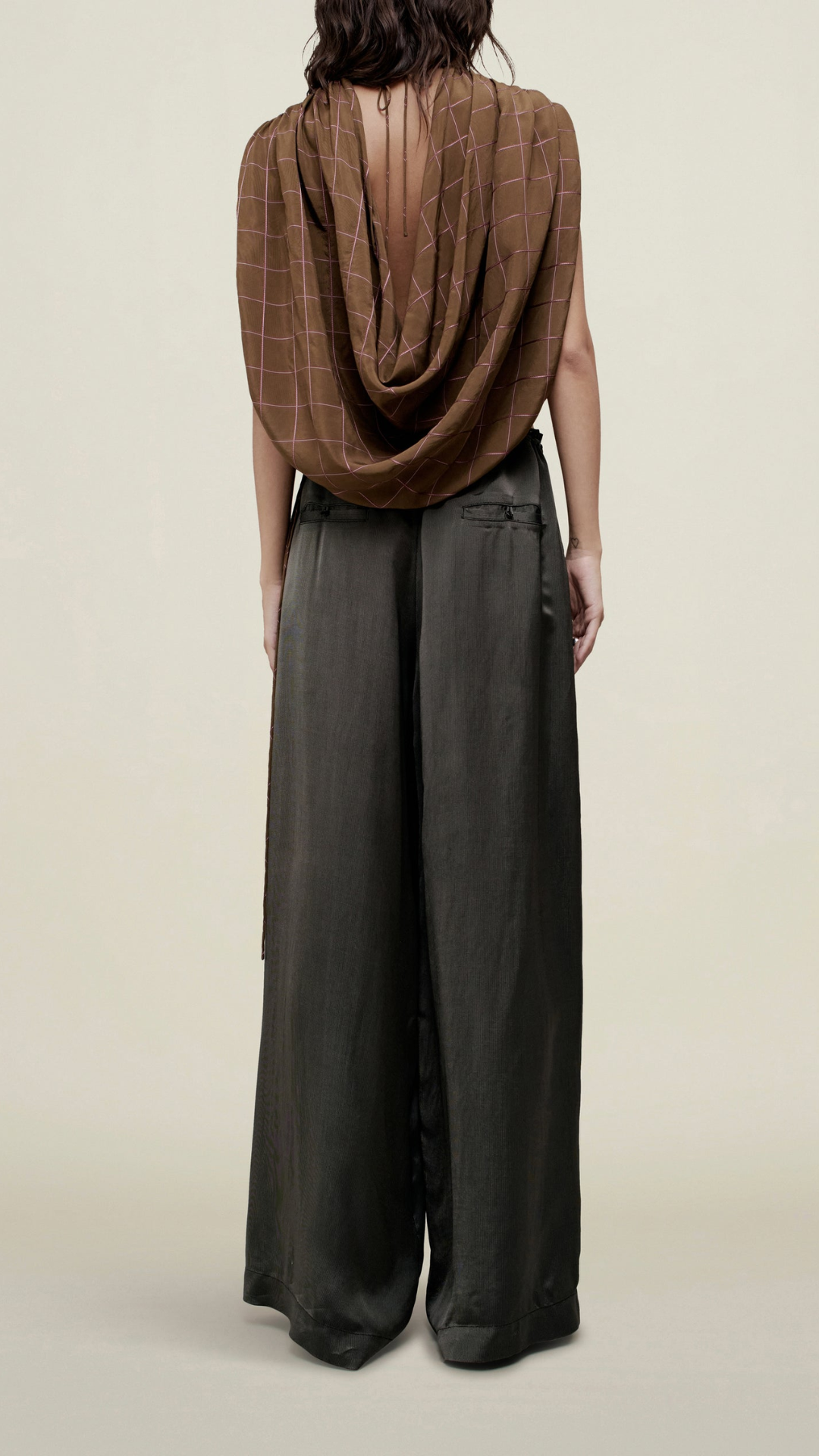 Kallmeyer Wesley Drawstring Pant in Chrome