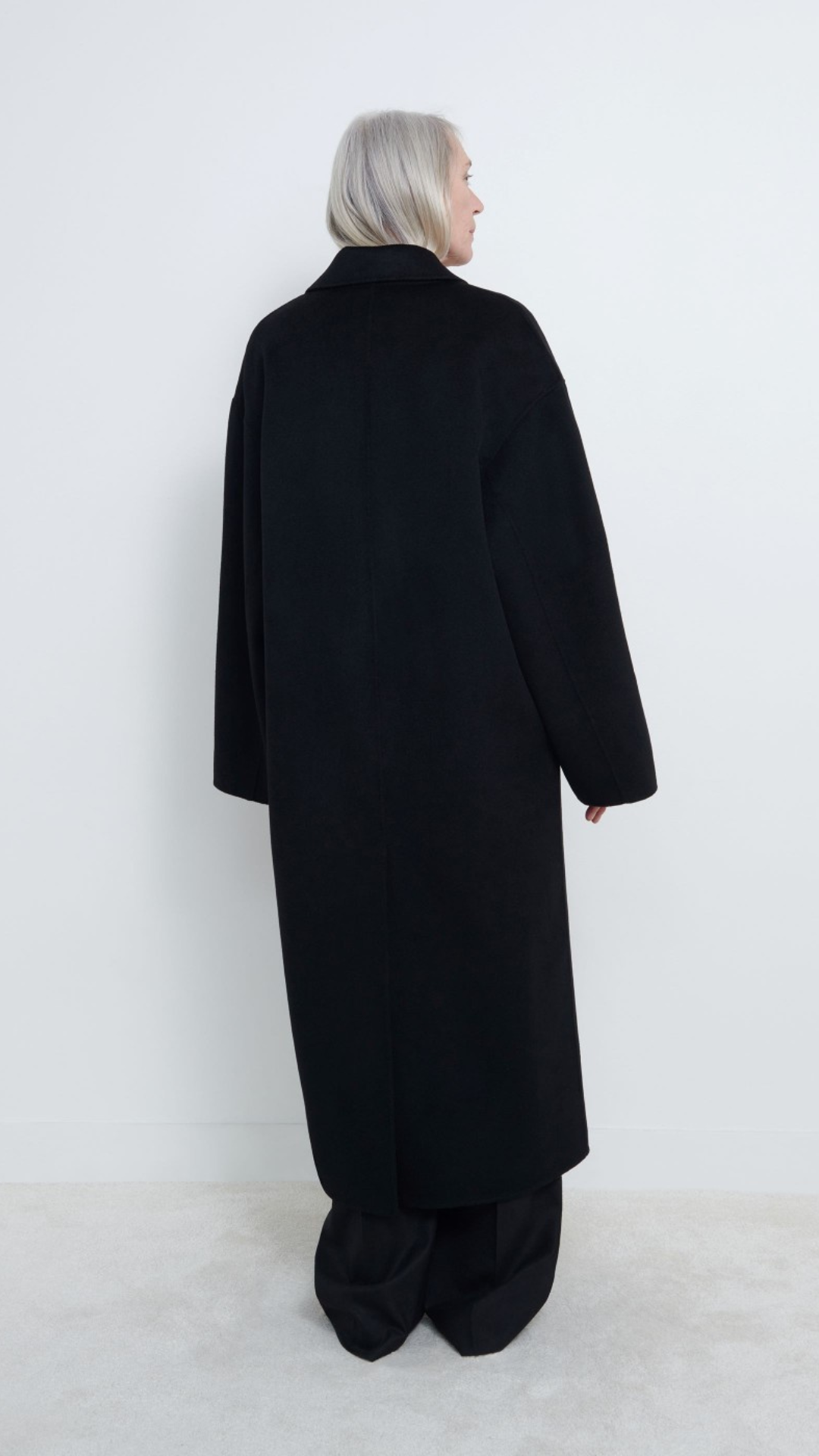 Loulou Studio Borneo Wool Midi Coat