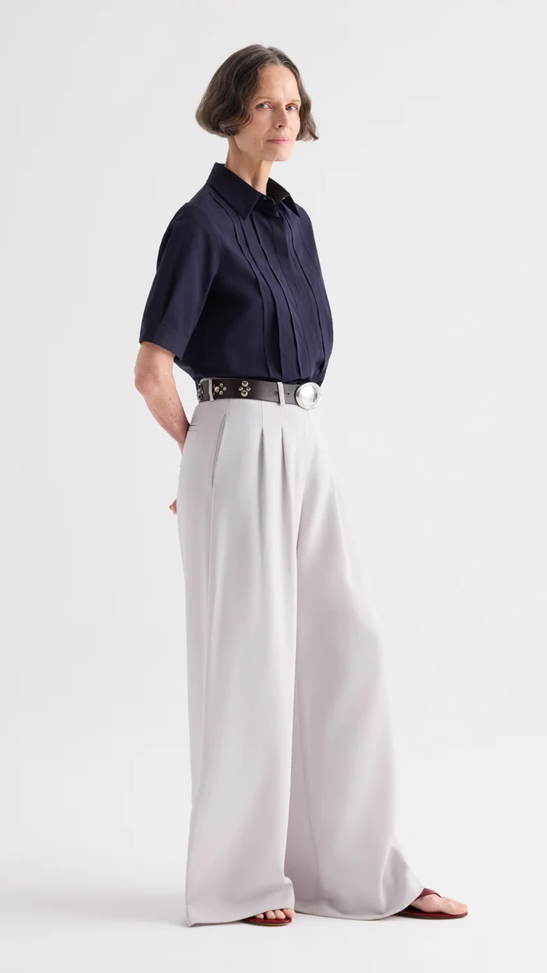 TWP Short Lived Placket Top