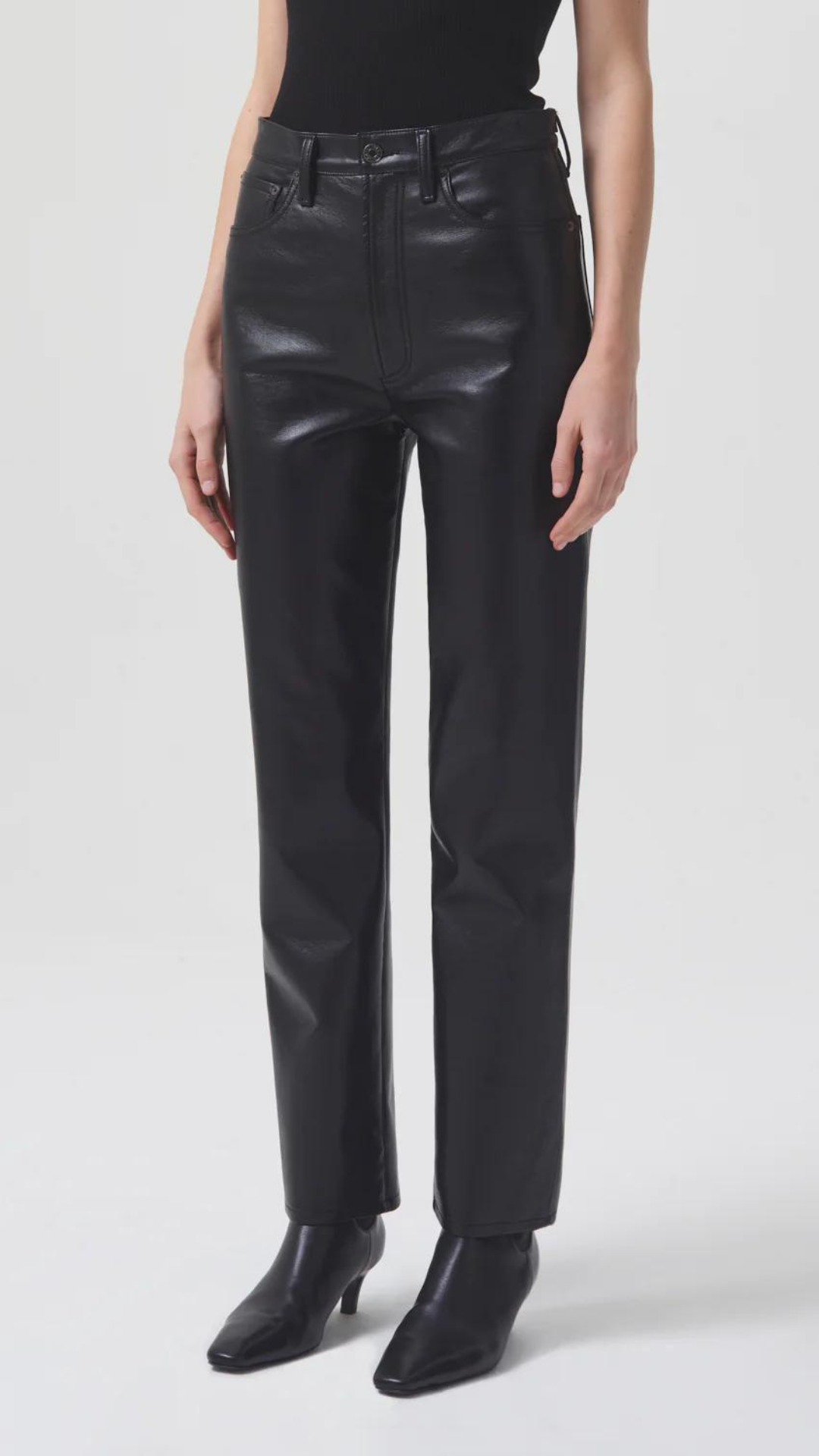 Agolde Recycled Leather 90's Pinch Waist