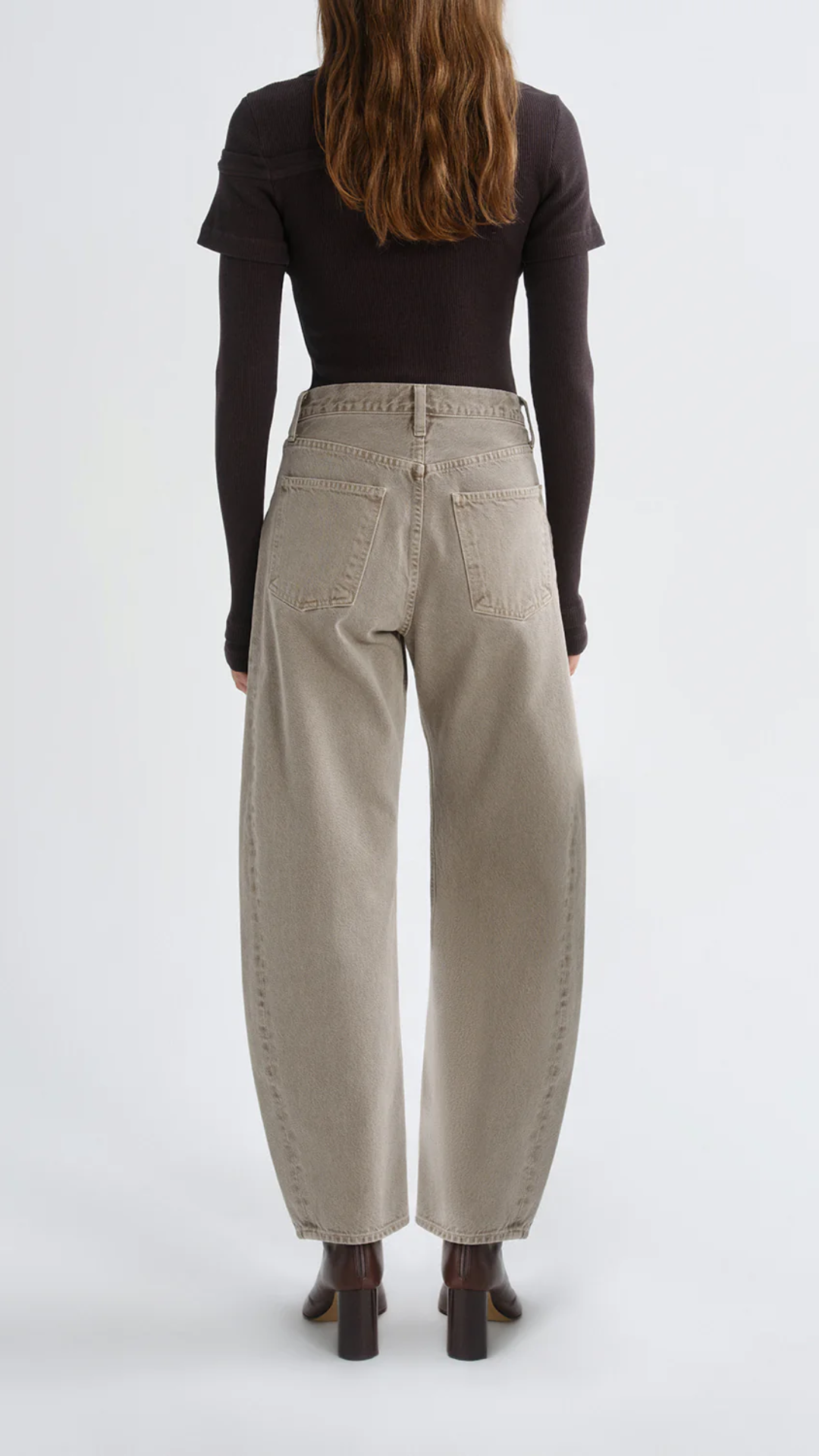 Agolde Luna Pieced Jean in Cedar
