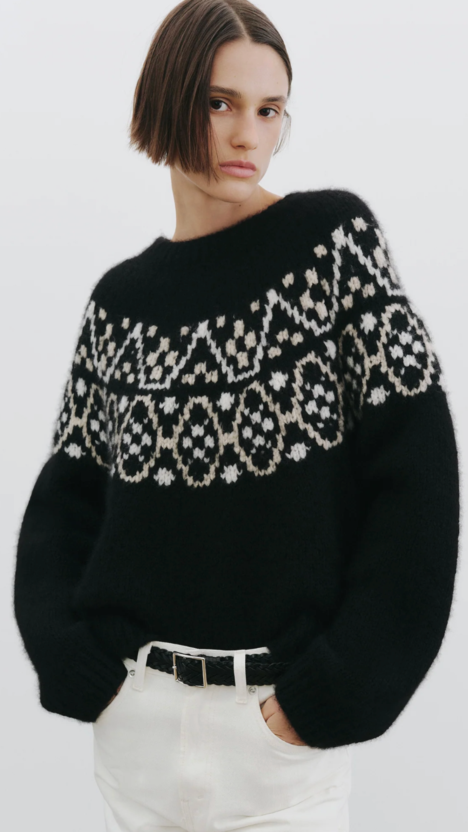 Nili Lotan Chrissy Sweater in Black