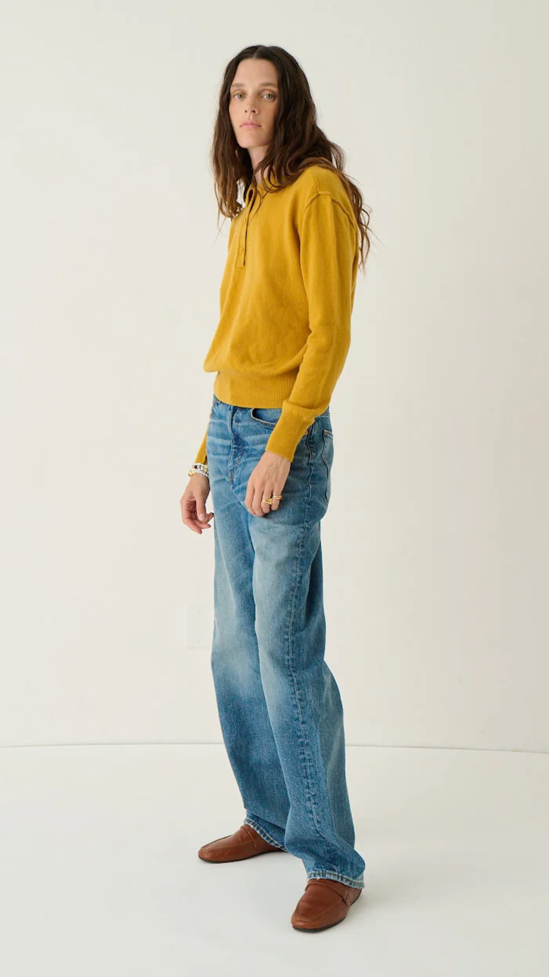 Jamie Haller The Polo Top in Amber