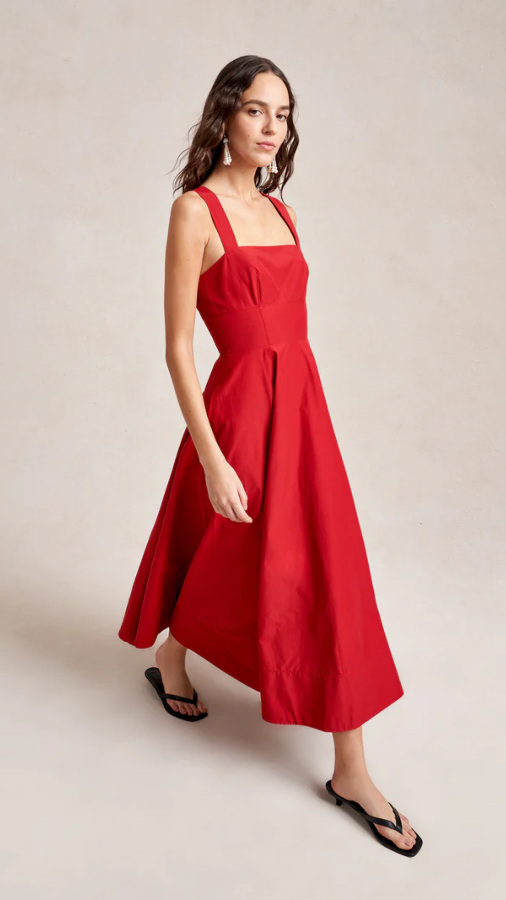 La Ligne Myrtle Dress in Lipstick