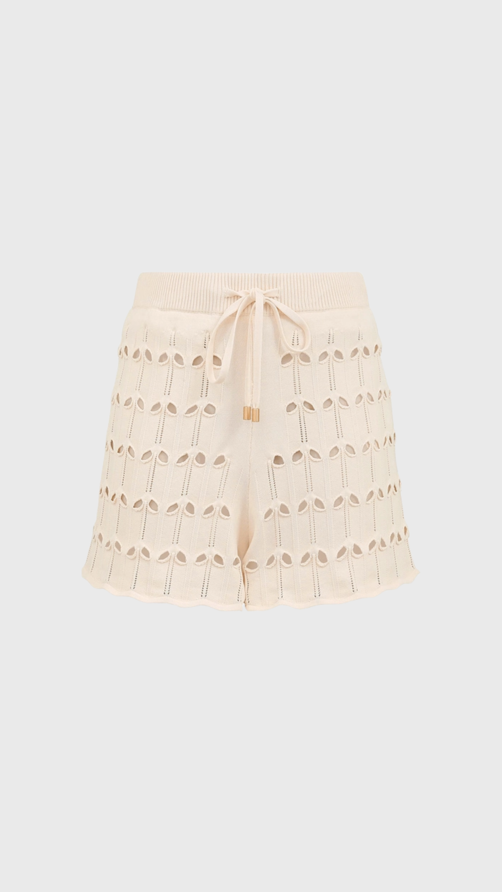 Zimmermann Rhiannon Pointelle Short in Cream