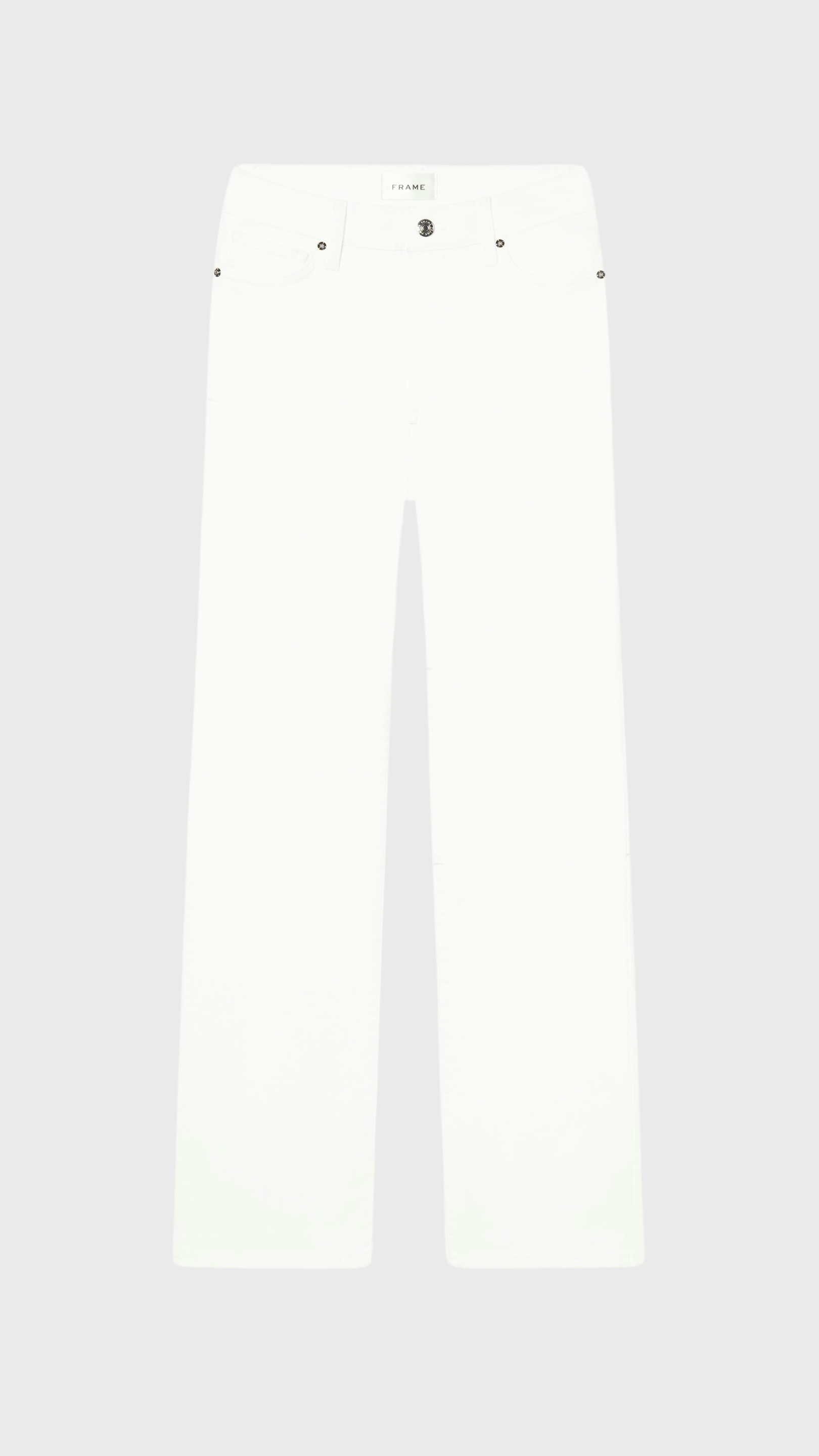 Frame Le Sleek Straight Jean in White