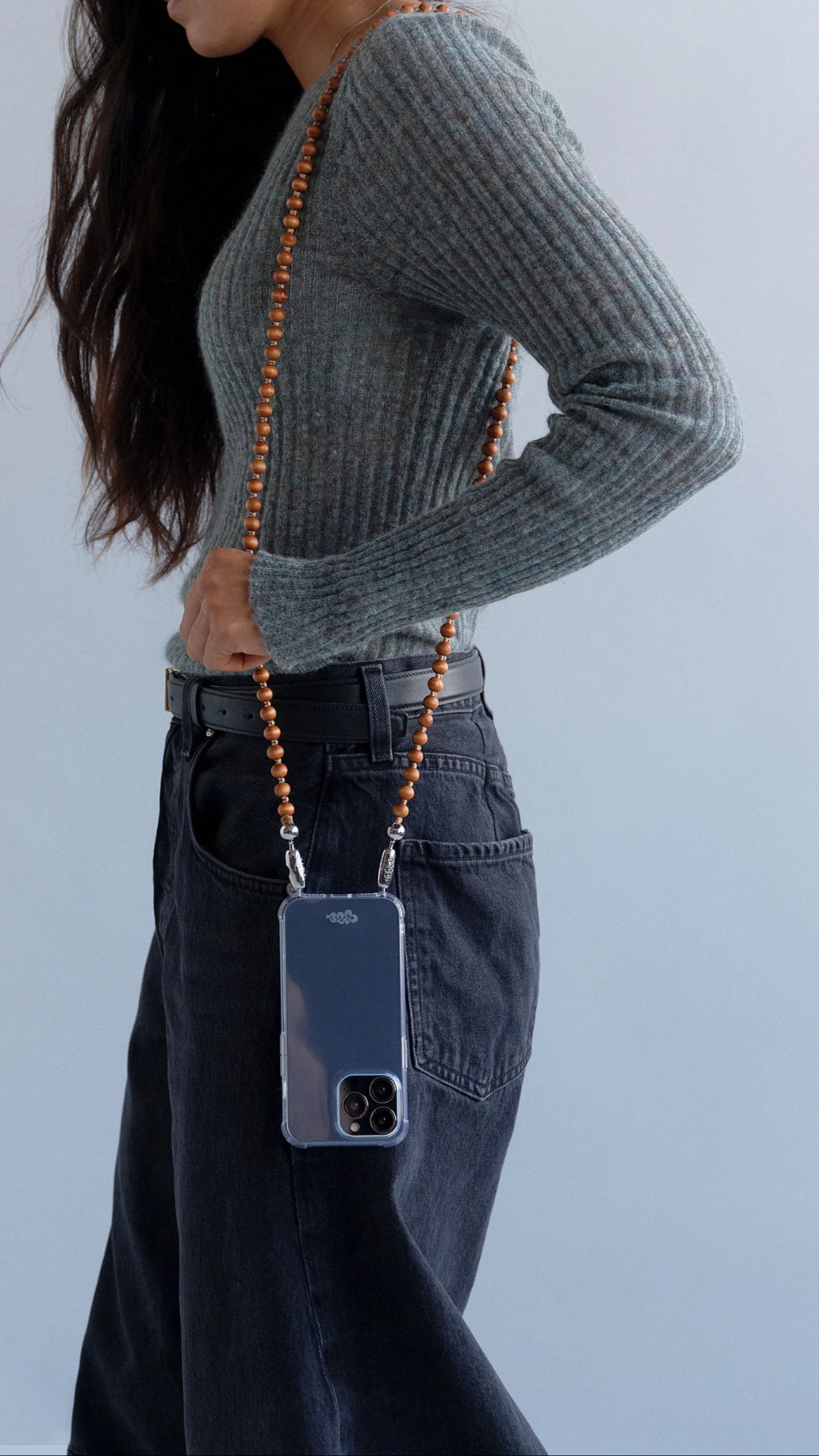 OSSA Wooden Beads Crossbody