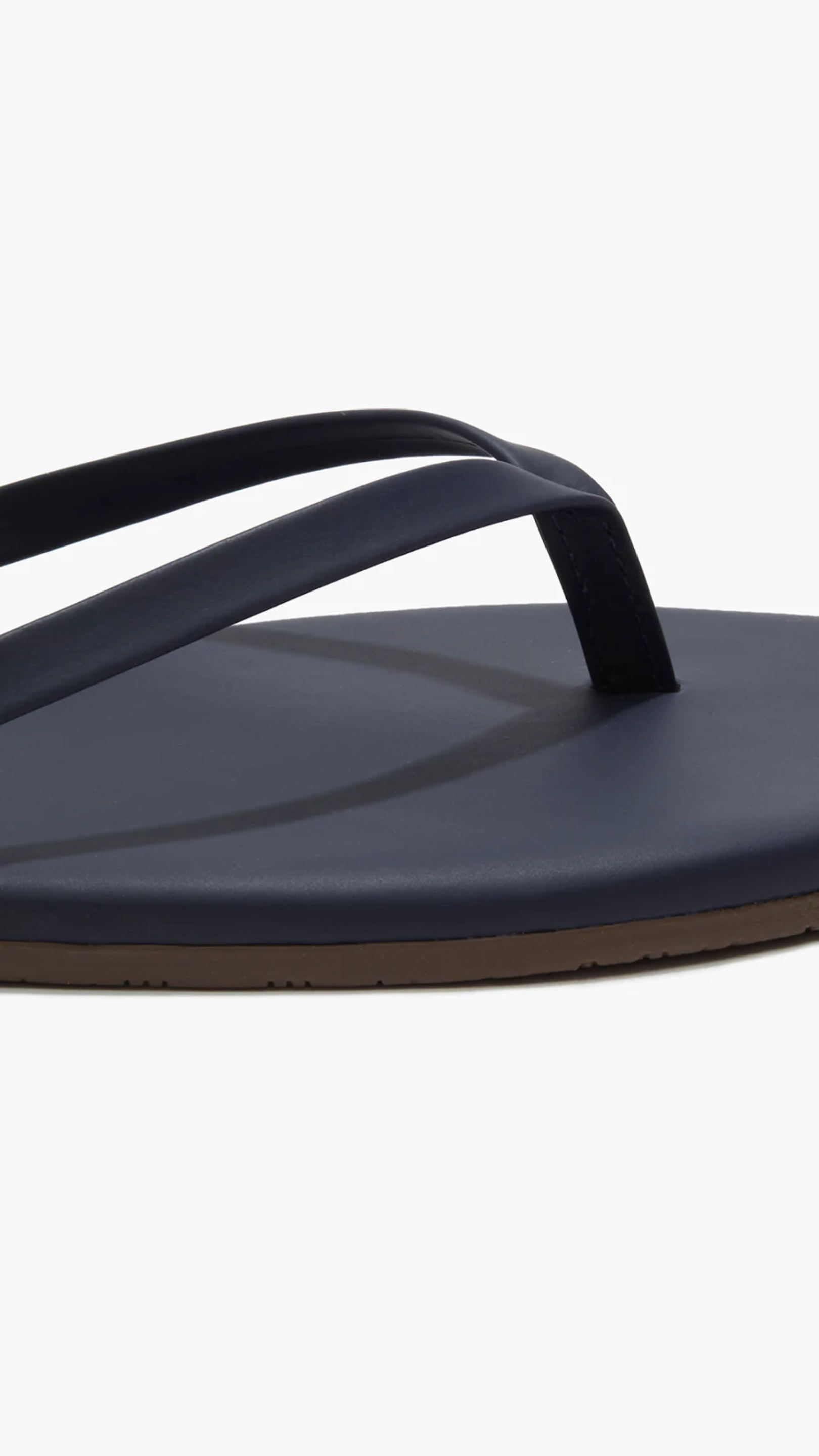 TKEES Lily Liners Leather Flip Flops in Twilight