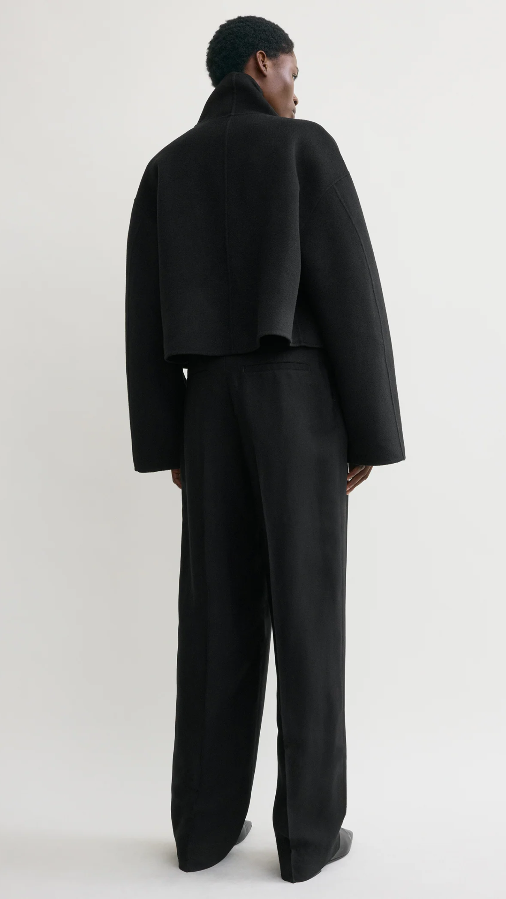 Toteme Signature Double Jacket in Black