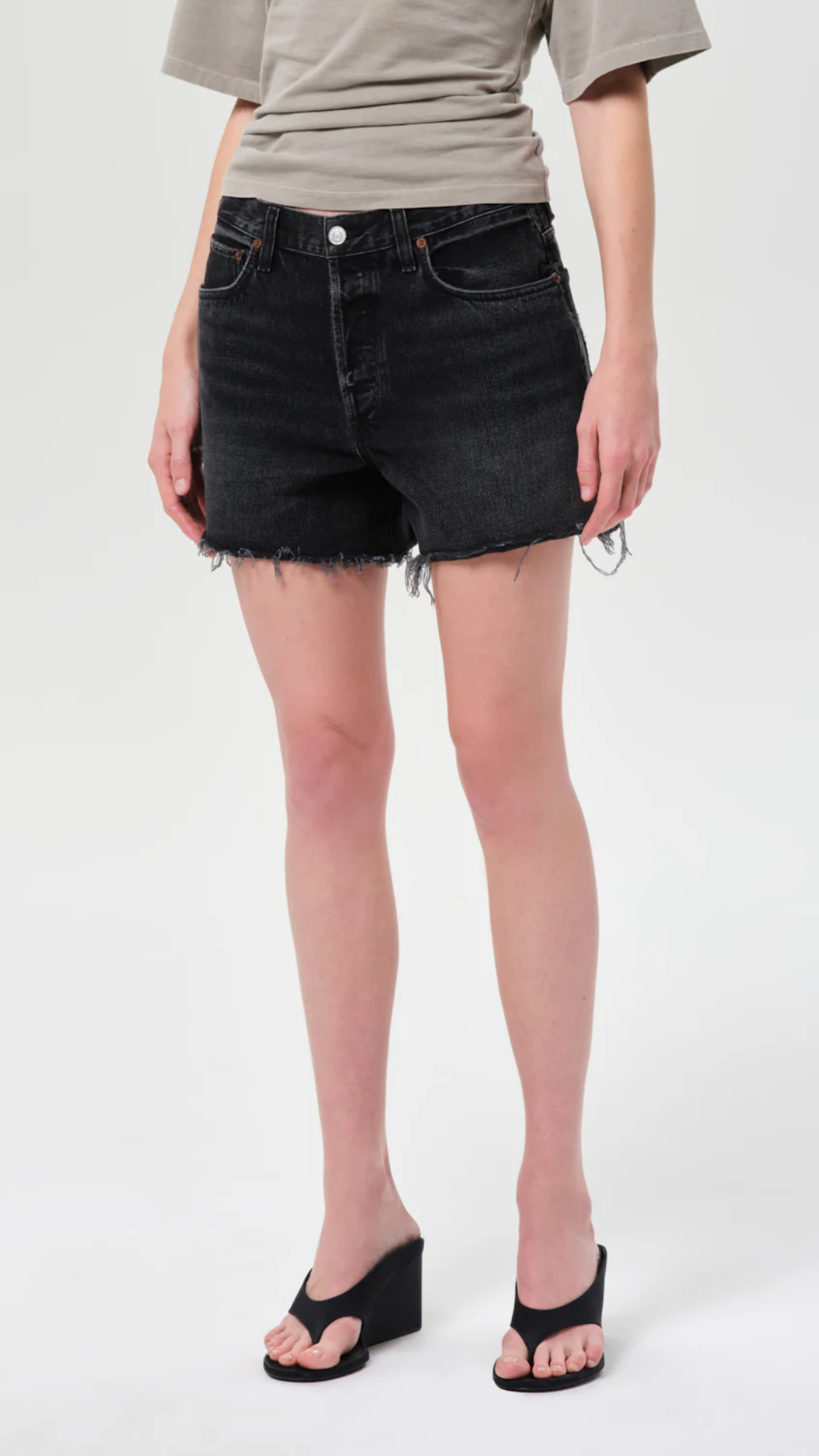 AGOLDE NYE Low Slung Vintage Short in Translation