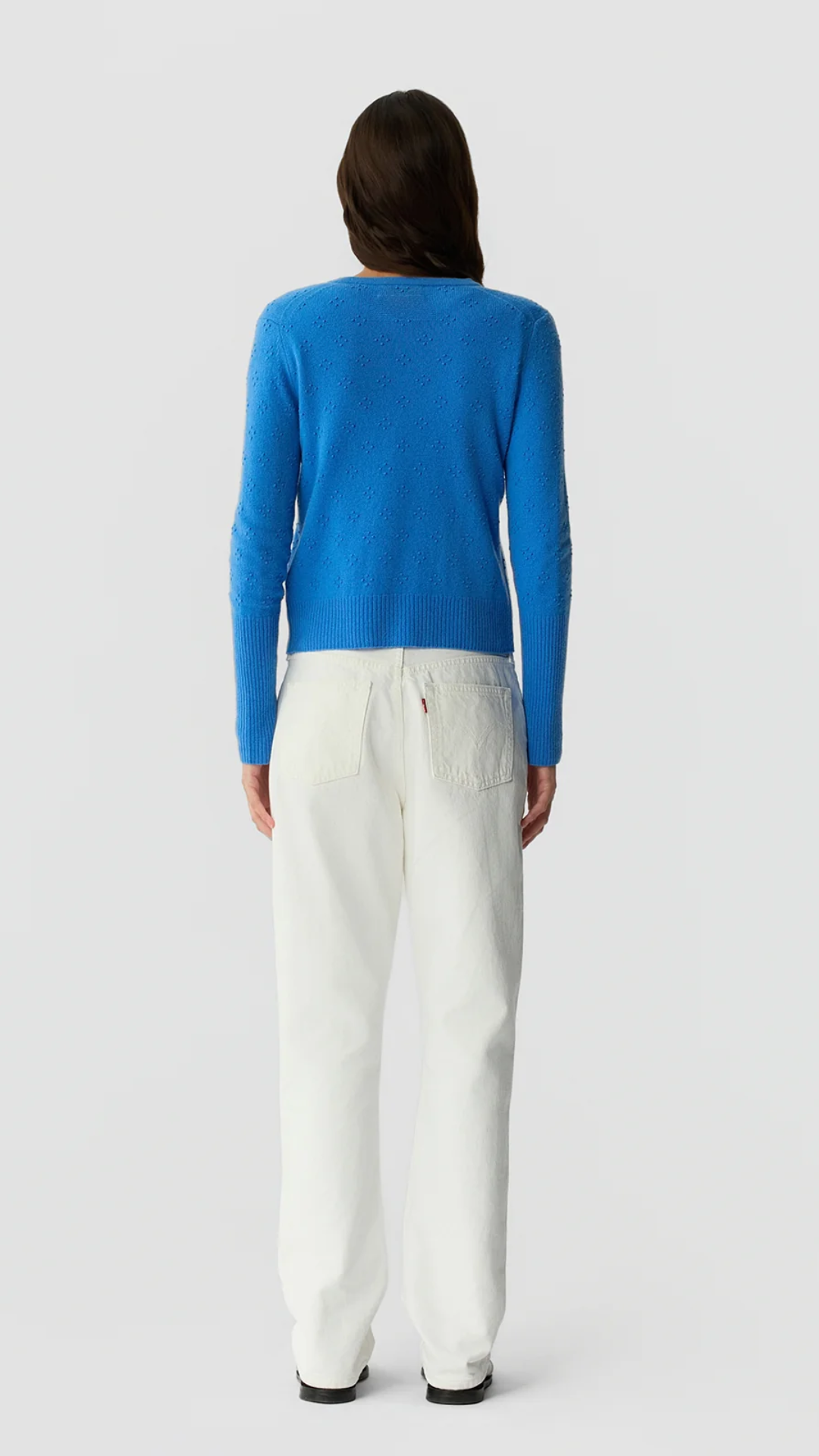 Guest In Residence Compass Jane Cardigan in Sail