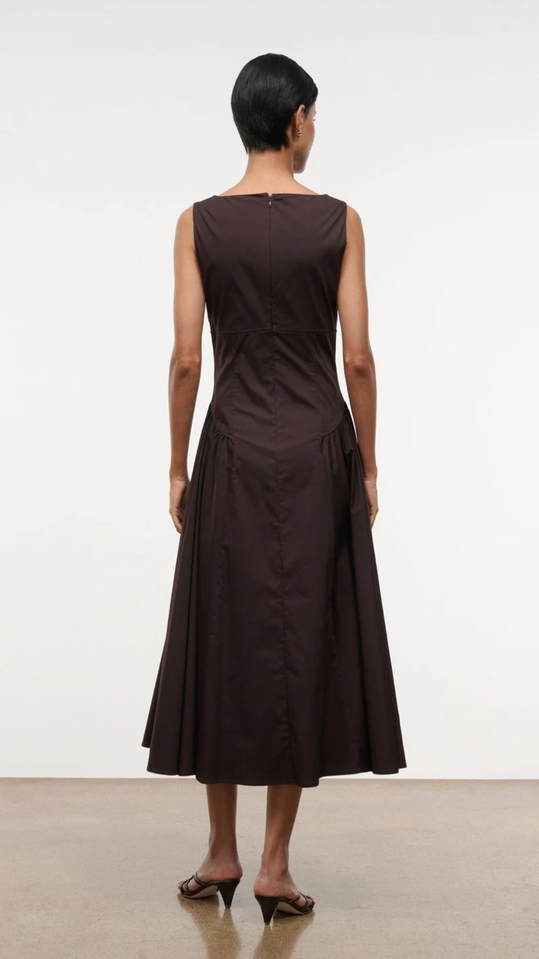 Staud Gwen Dress in Earth