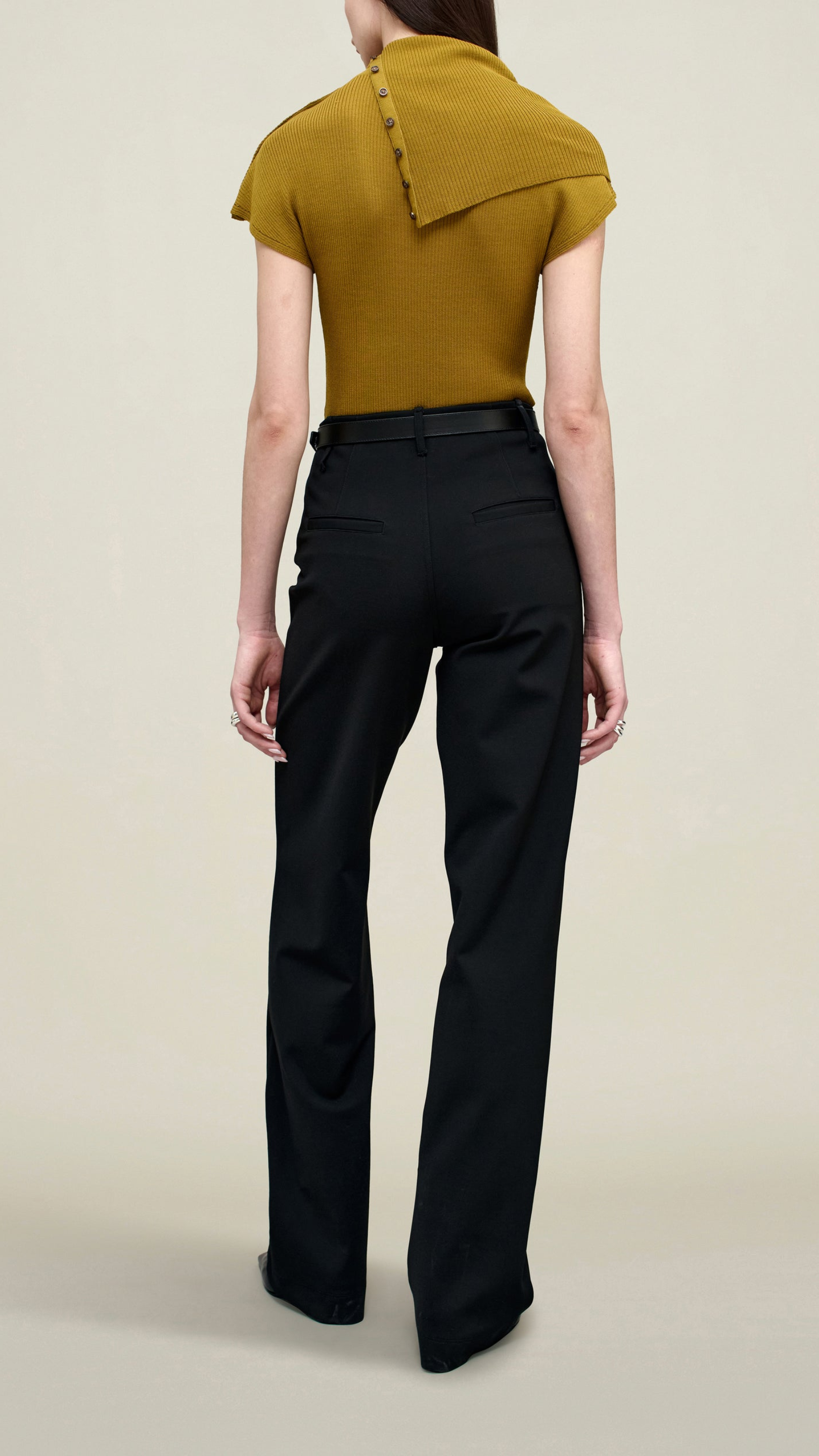 Kallmeyer Garence Knit Top in Harvest Gold
