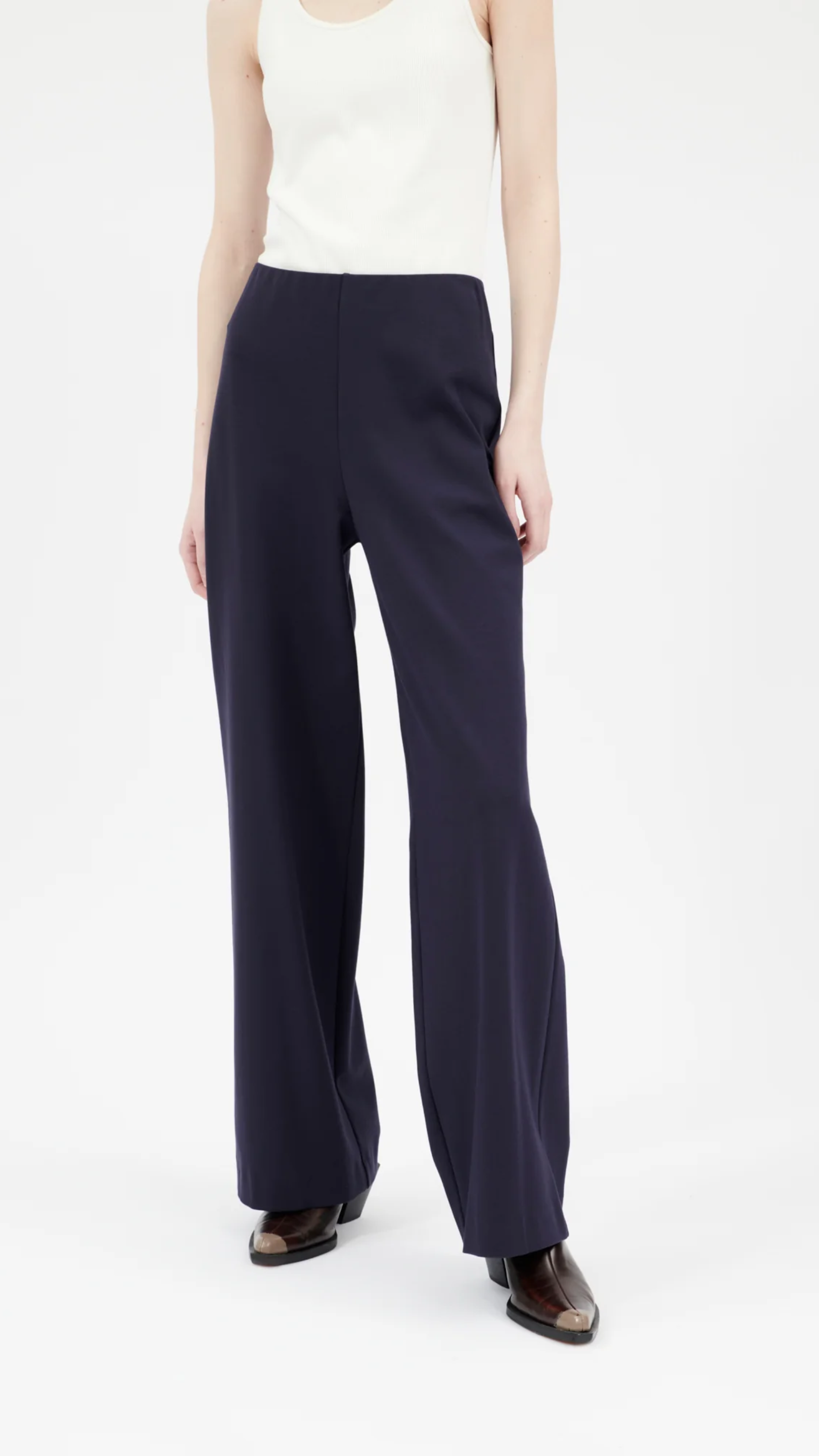 Odeeh Compact Jersey Pants in Midnight
