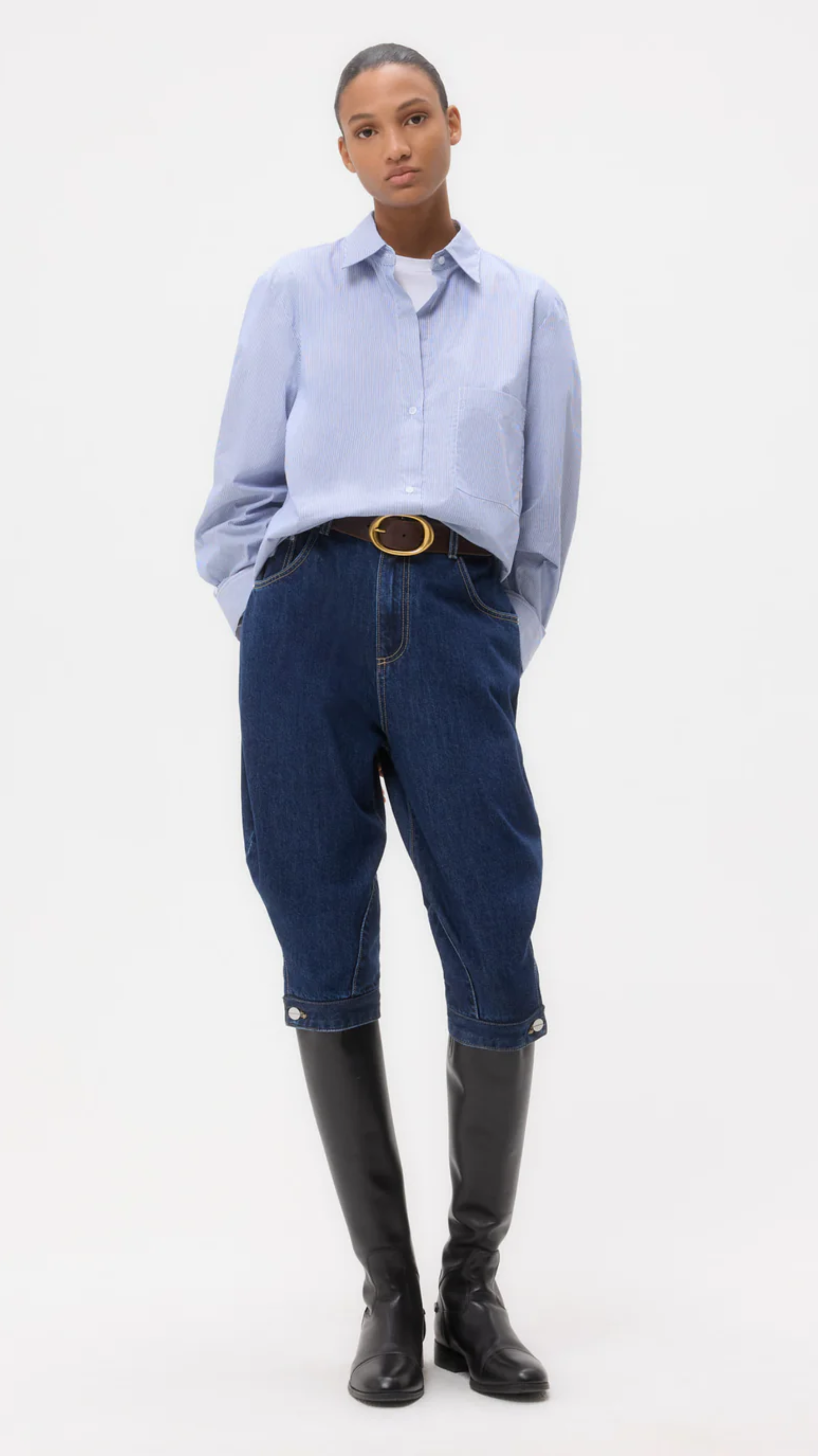 TWP Next Morning Top in White Midnight