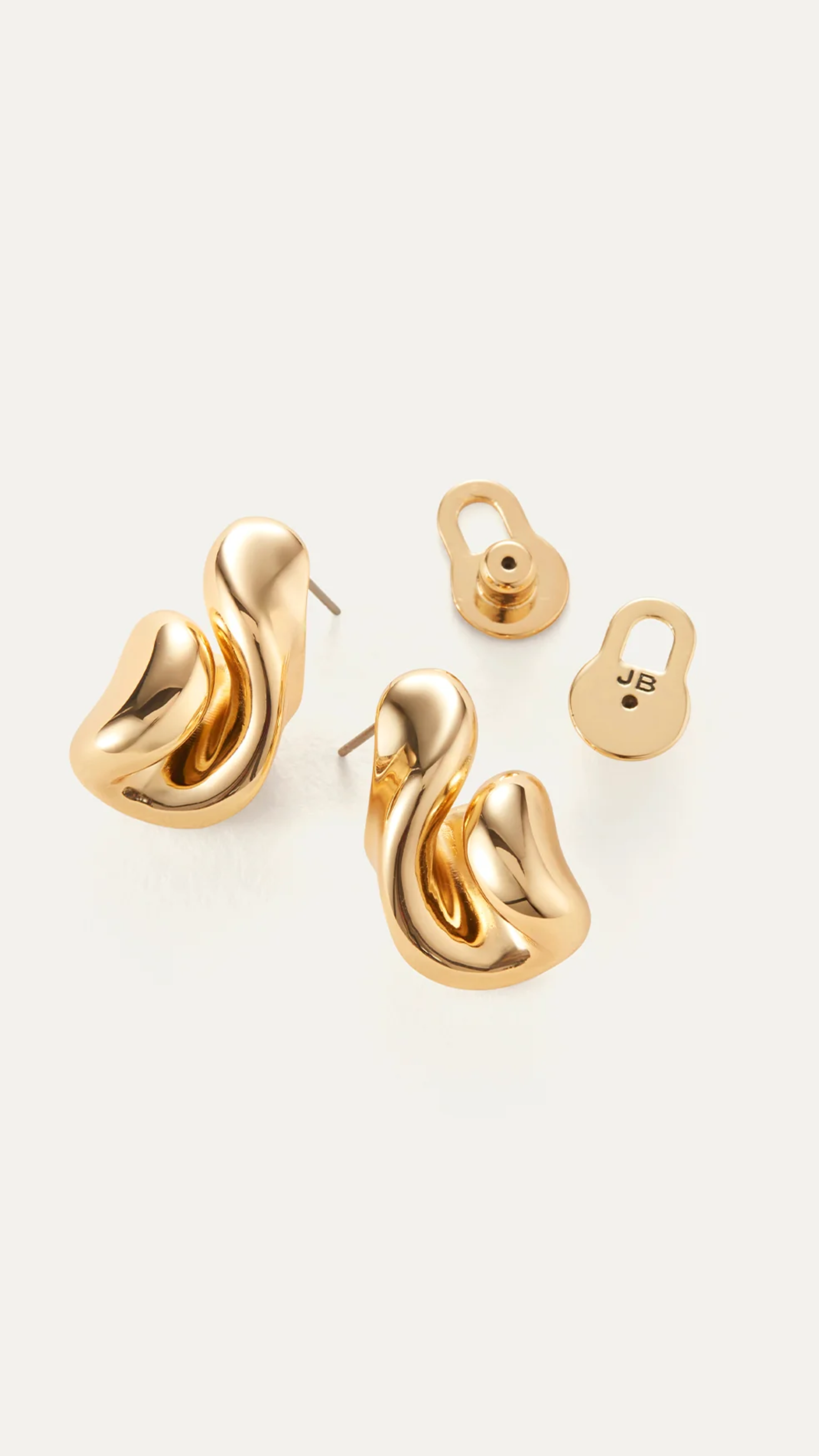 Jenny Bird Estelle Earrings in Gold