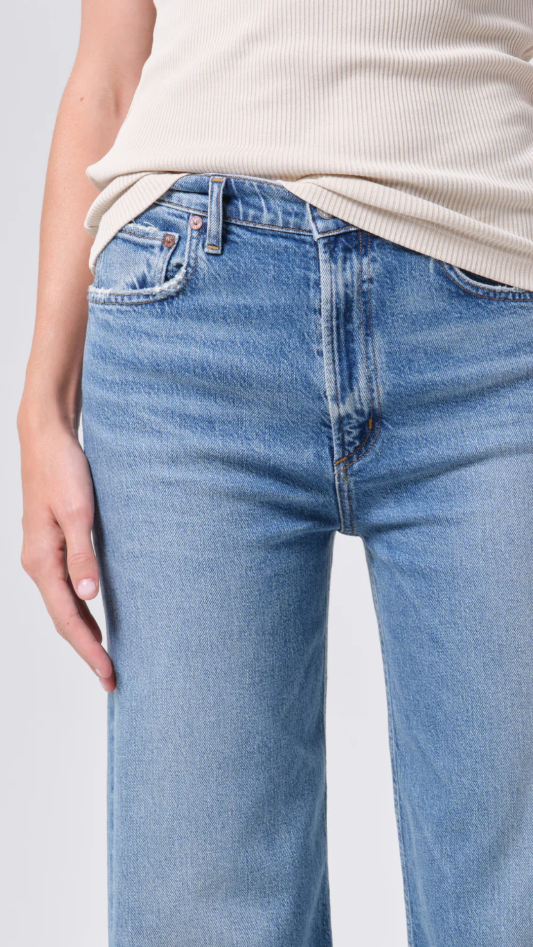 Agolde Ren 32" Jean in Measure