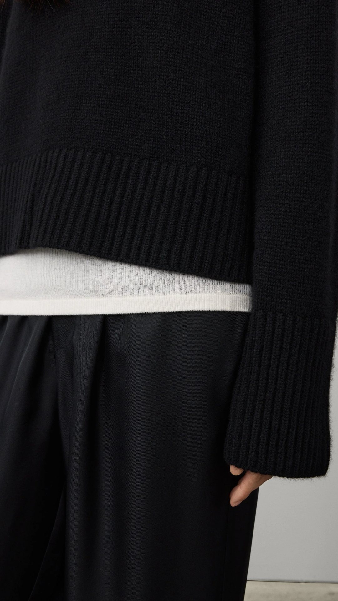 Lisa Yang Sony Sweater in Black