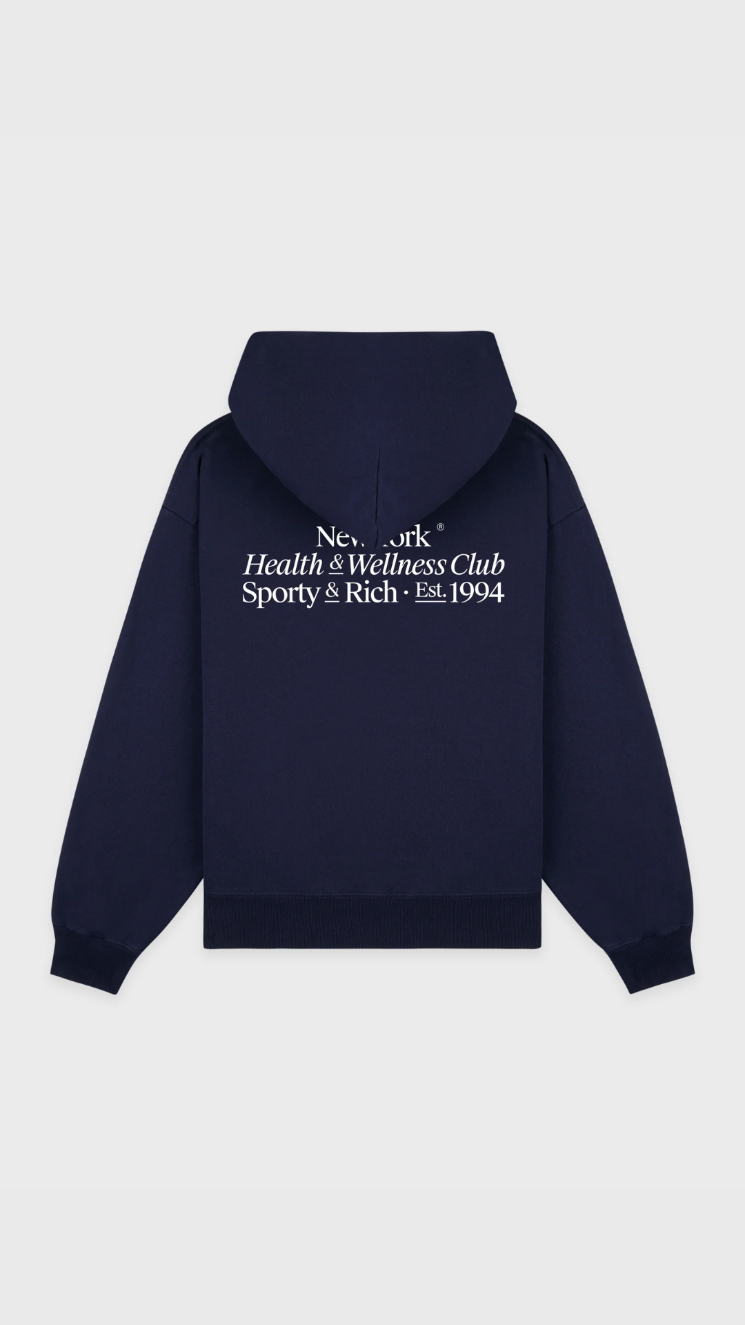 Sporty & Rich Modern Hoodie in Dark Navy