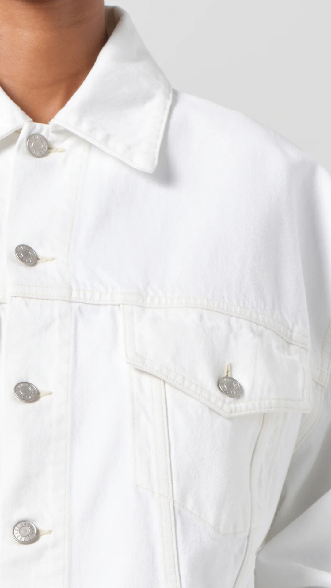 Agolde Palmer Jacket in Milkshake