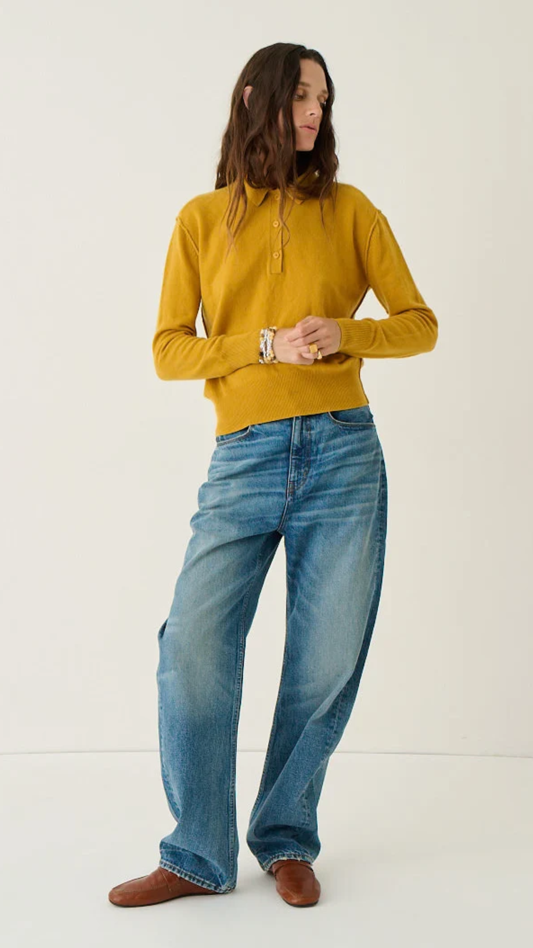 Jamie Haller The Polo Top in Amber